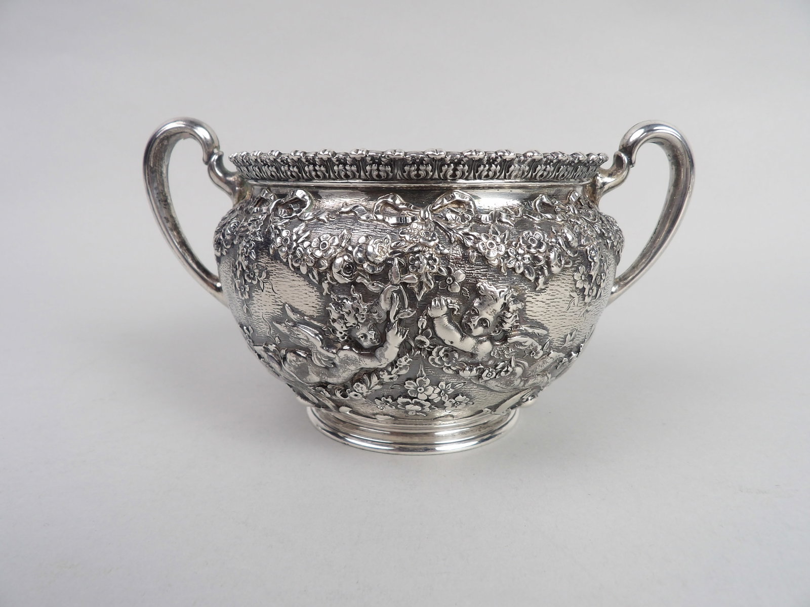 Tiffany Co. Sterling Silver Sugar Bowl: Metal: Sterling Silver Manufacturer: Tiffany & Co. Dimensions: Approx. 3x6" Weight: Approx. 10.36ozt Condition: Patina, Surface Scratches Additional Information: Tiffany & Co. sterling silver