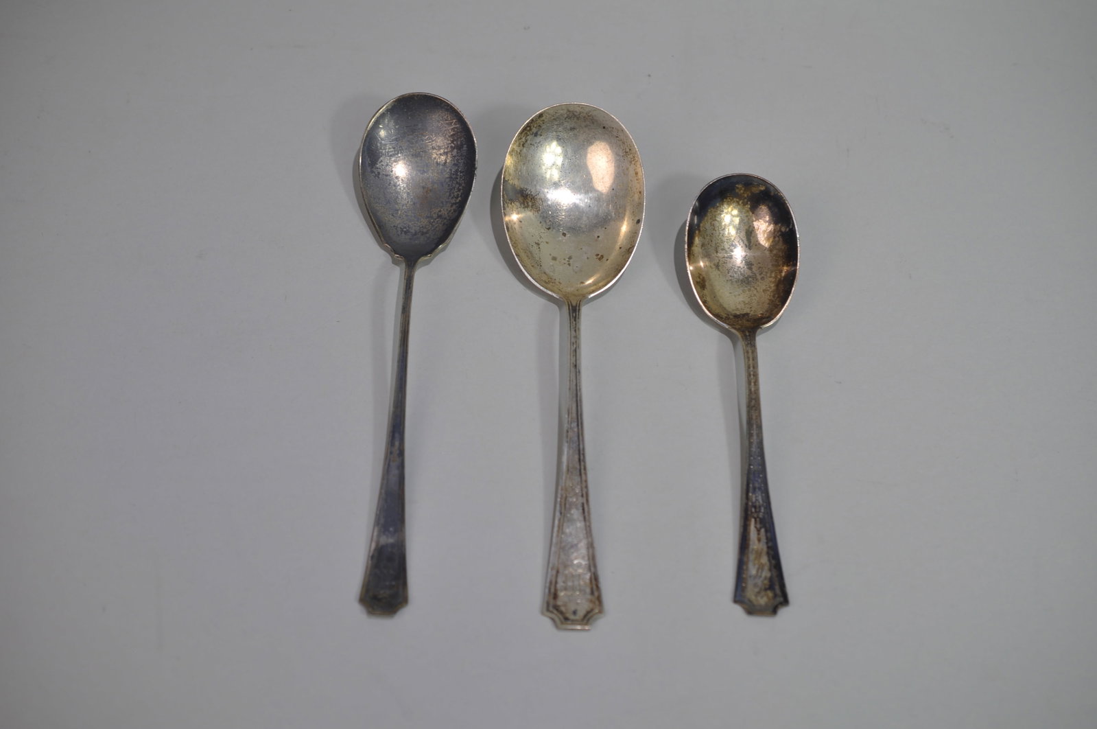 Sterling Silver Serving Spoons: Metal: Sterling Silver Manufacturer:?Durgin/Gorham Dimensions:?Various Wei