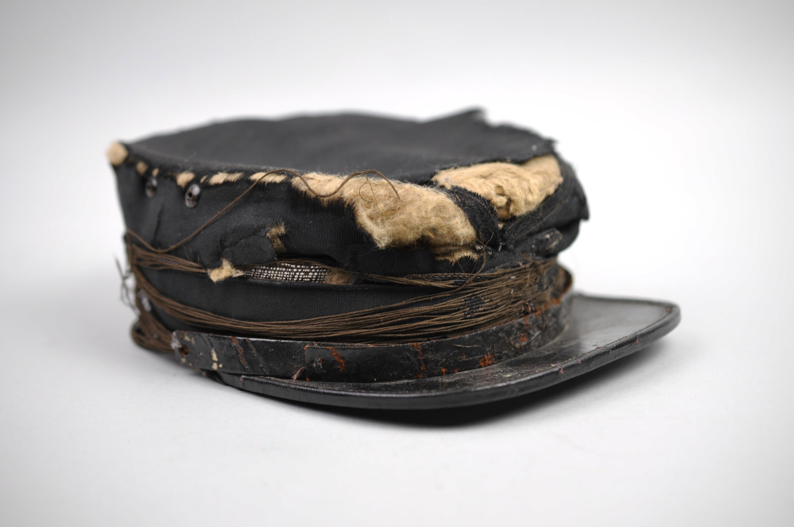 Post-Civil War Kepi Cap With Soldier History: Manufacture:?The M. C. Lilley and CO.? Dimensions:?