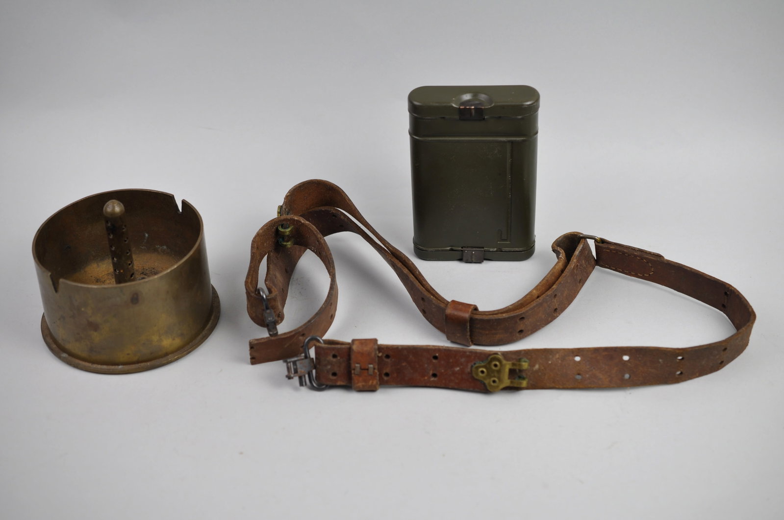 WWII Trench Art and German Field Gear: Manufacturer: Various Dimensions: Various Condition: Various Additional Information: This remarkable grouping of WWII-era artifacts combines battlefield utility