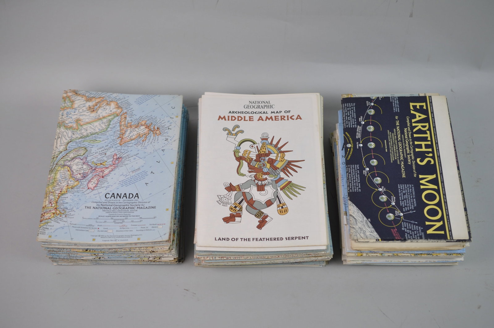 National Geographic Collection of 100 Maps: Year Issued:?Various Dimensions: Various Condition: Various Additional Inf