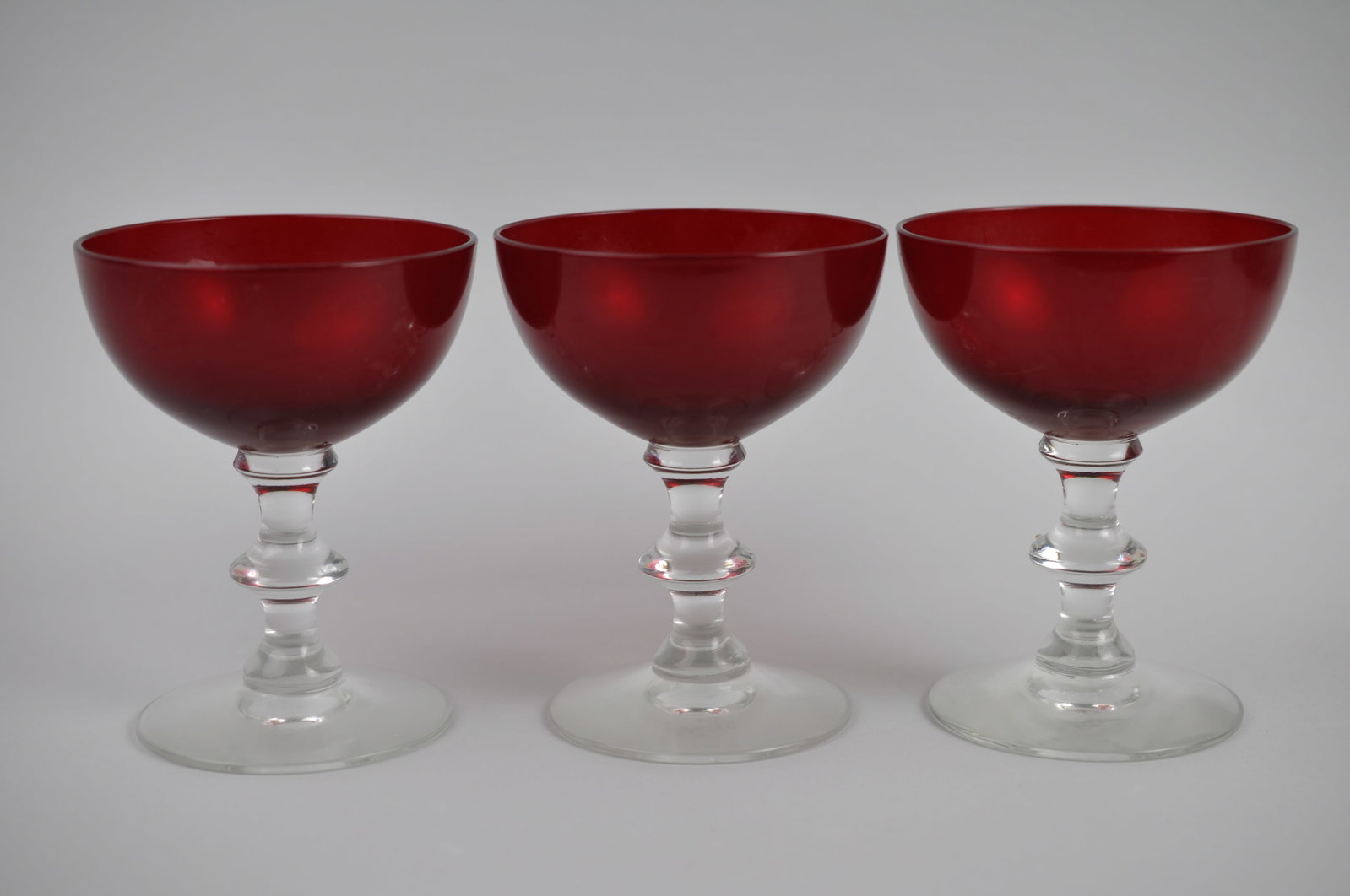 Radiant Ruby Morgantown Goblet/Coupe Collection - 16