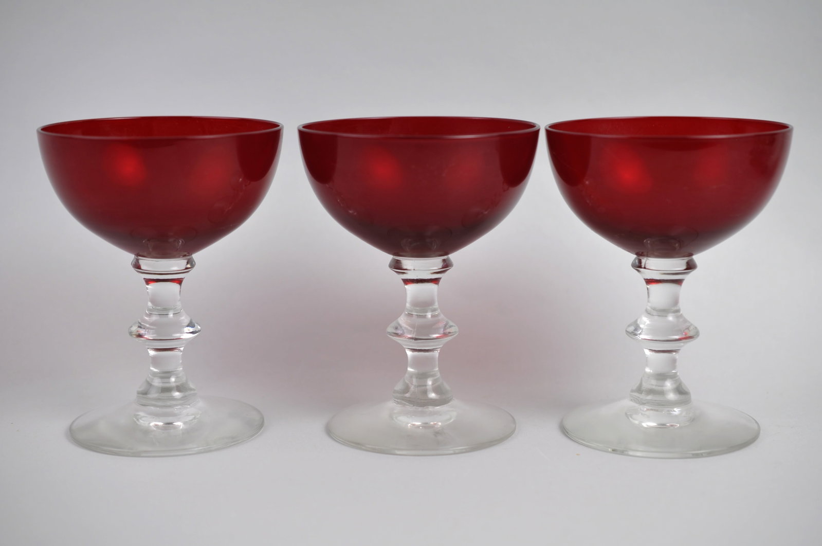 Radiant Ruby Morgantown Goblet/Coupe Collection - 19