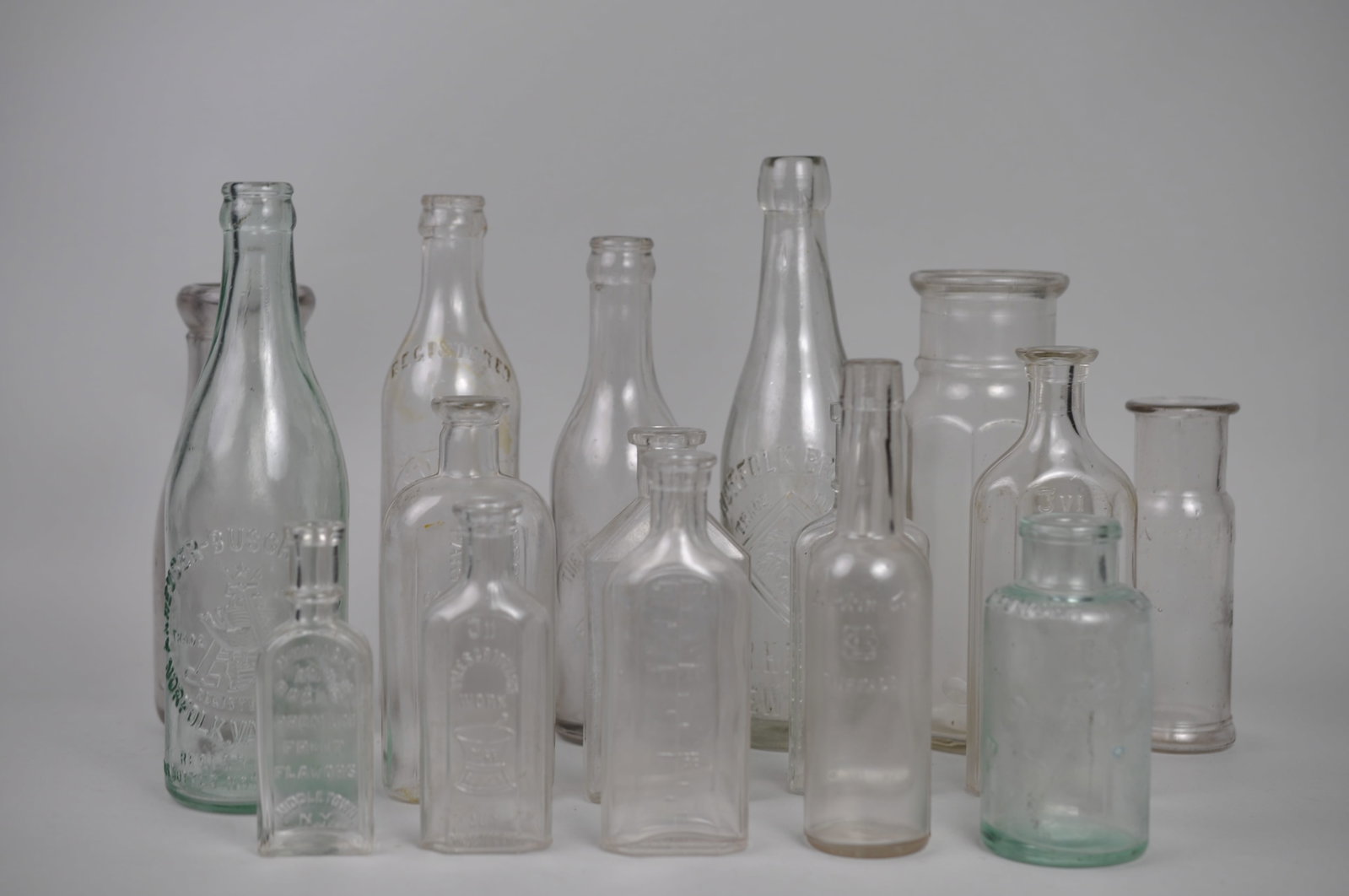 Uranium Glass Bottles - 3