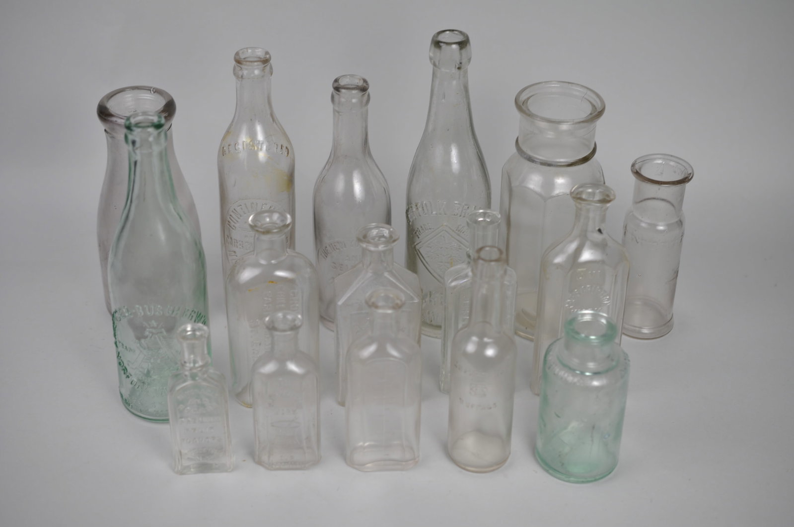 Uranium Glass Bottles - 4