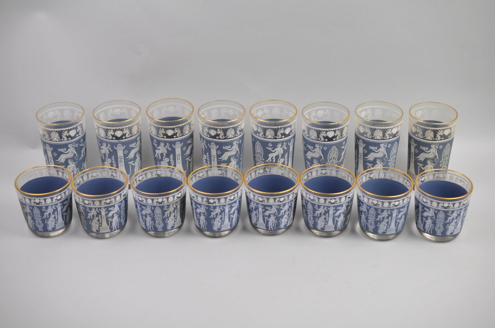 Jeanette Glass Hellenic Corinthian Blue Cups (1 of 19)