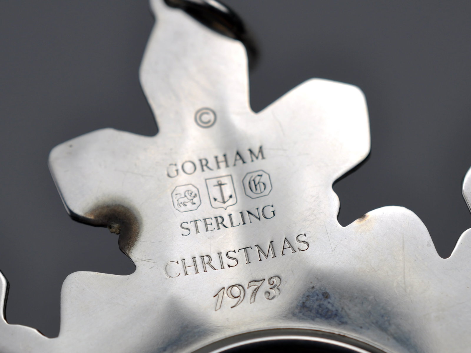 Gorham Sterling Silver 1973 Snowflake - 6