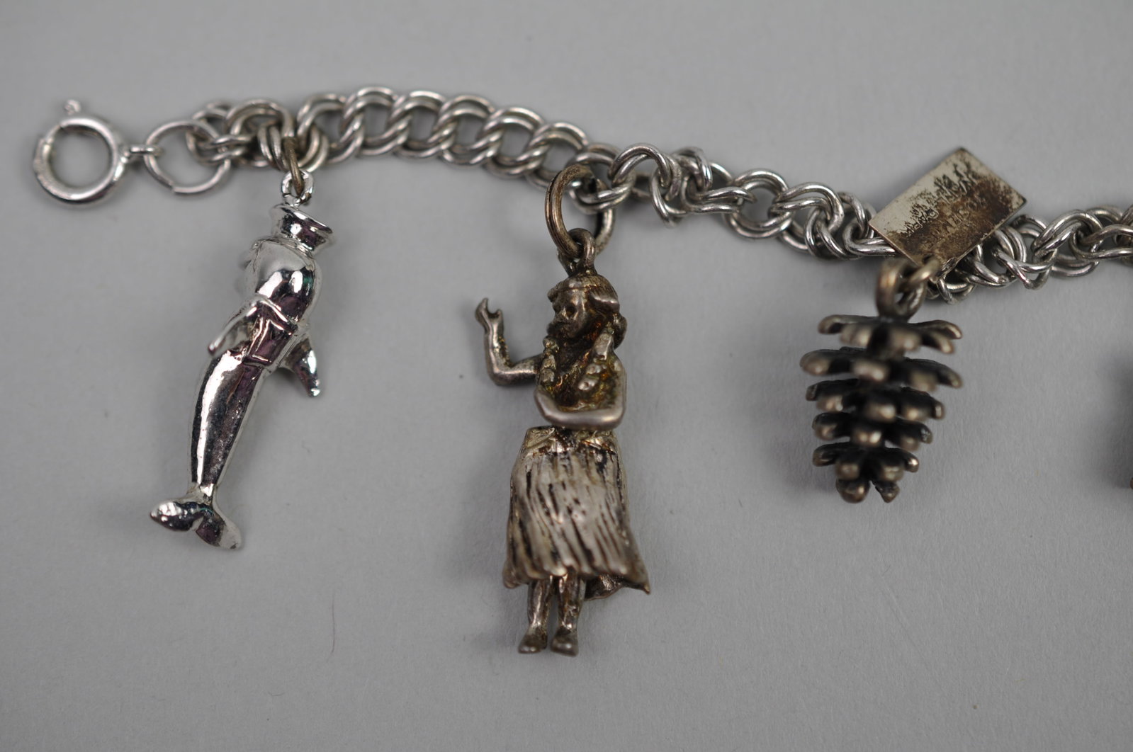 Sterling Silver Charm Bracelets - 6