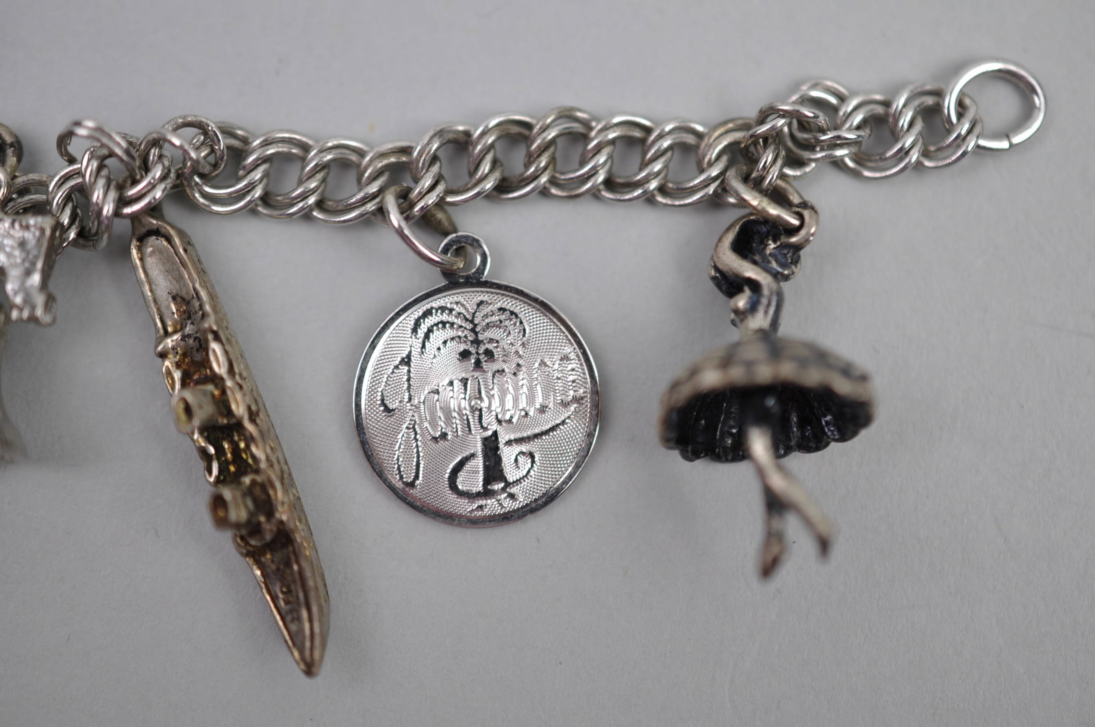 Sterling Silver Charm Bracelets - 8