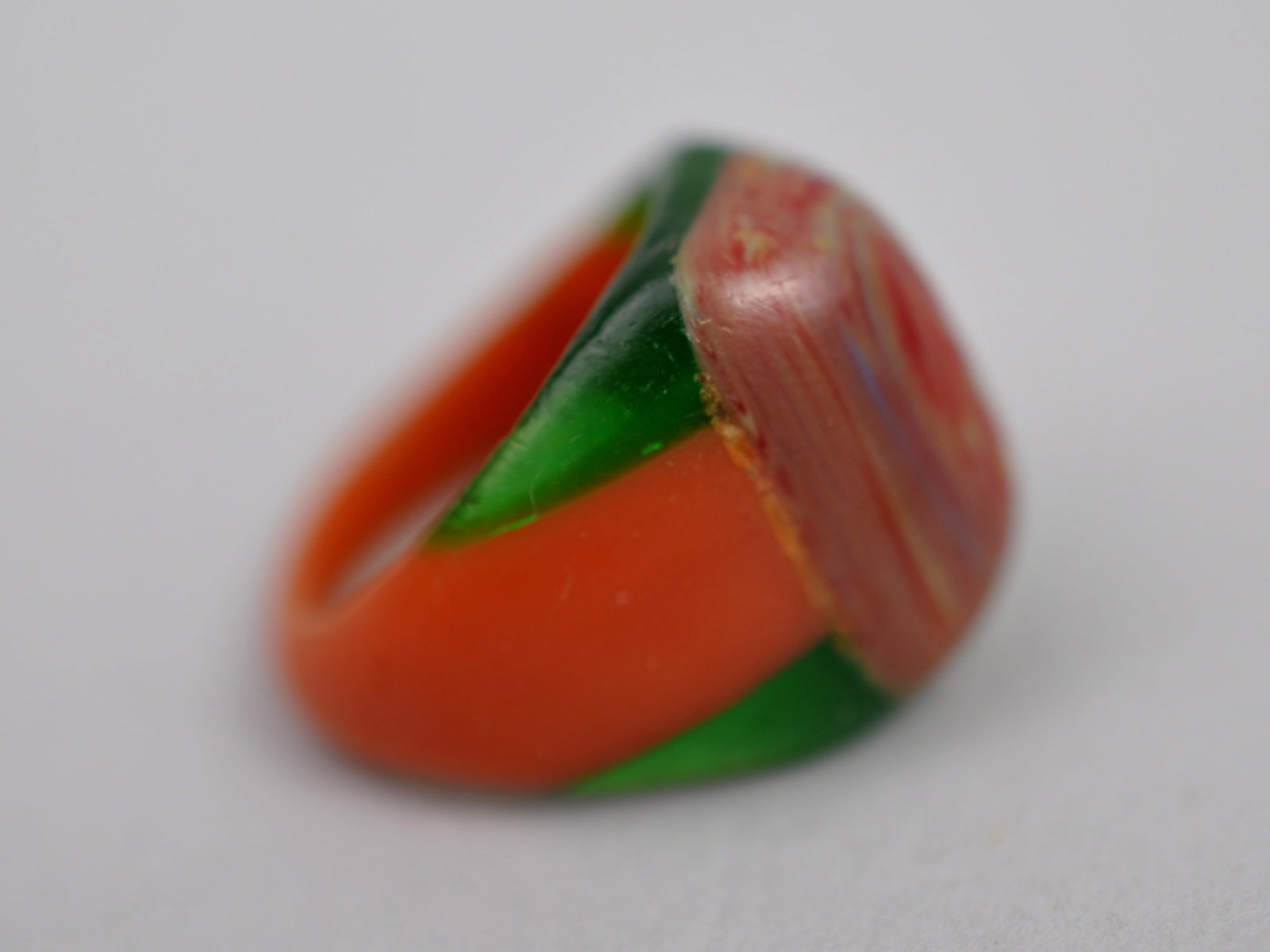 Celluloid Brooch Earrings Ring - 14