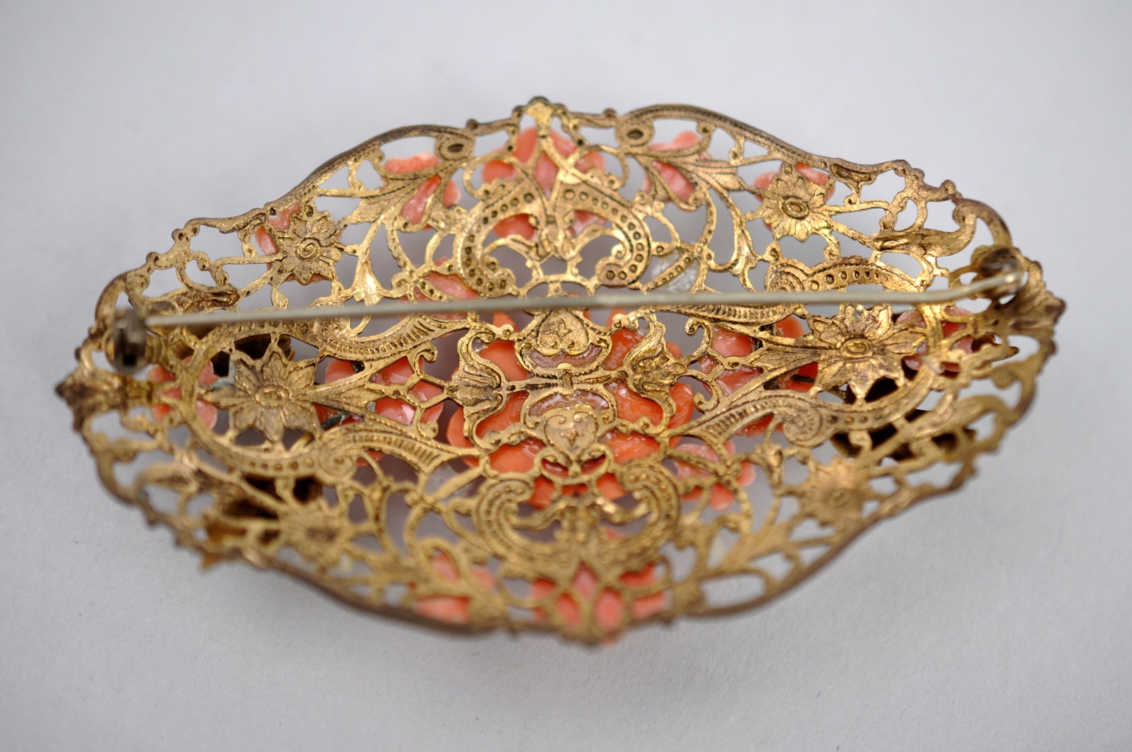 Celluloid Brooch Earrings Ring - 5