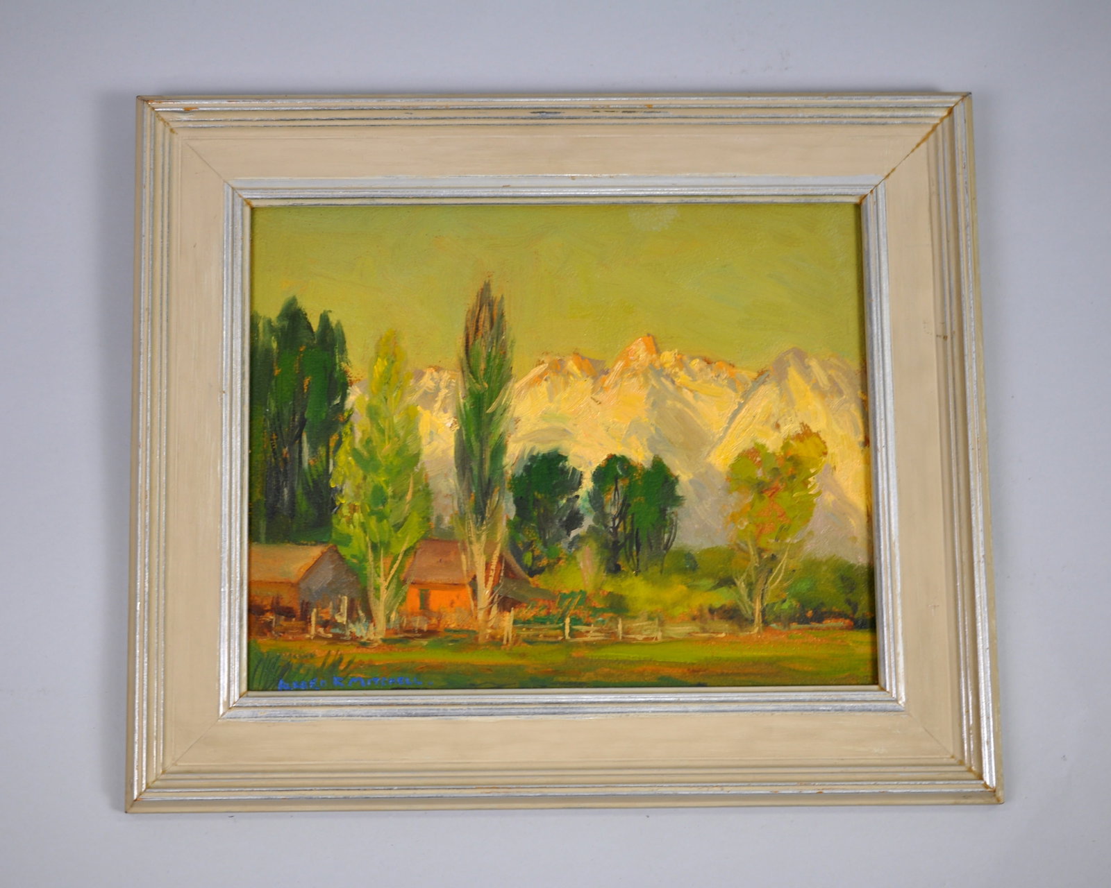 Alfred R. Mitchell Signed Spring Morning Painting - 2