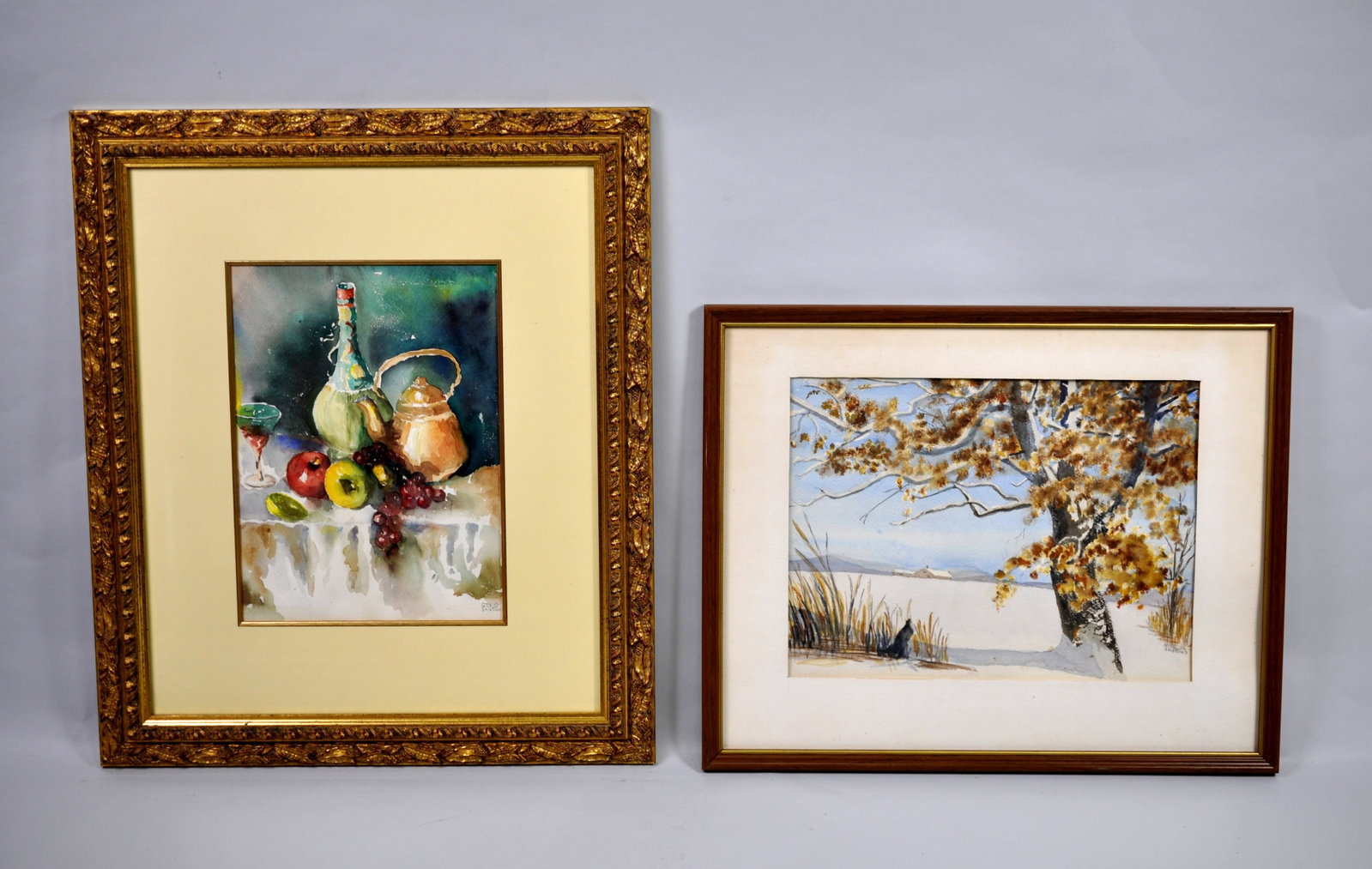 W. Shattuck, Signed Set of Watercolor Landscapes (1 of 16)