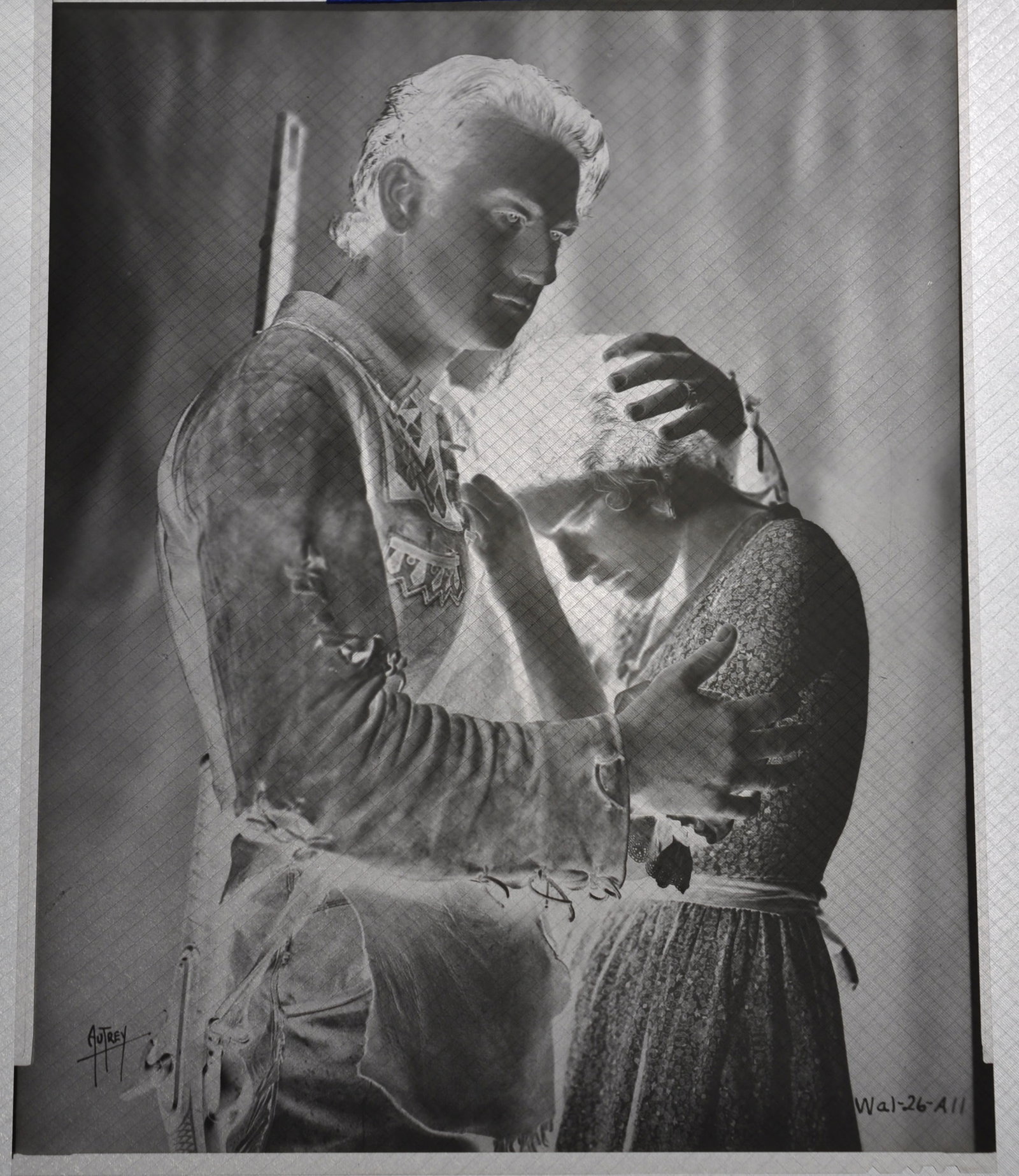 1930 John Wayne Big Trail Photo Negative: Period: 1930 Studio: Fox Dimensions: Approx 8 x 11 in. Condition: