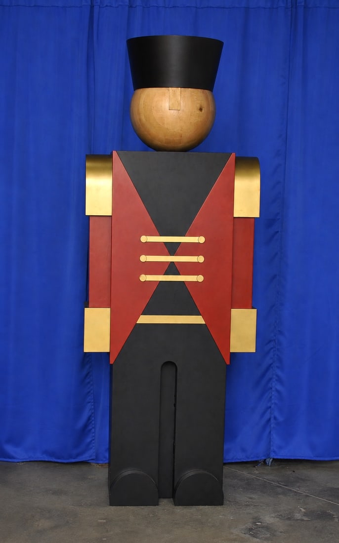 FAO Schwarz Store Toy Soldier: Manufacturer: Custom Made for FAO Dimensions: 32x11x84 in. Condition: Wear Consistent with Bein