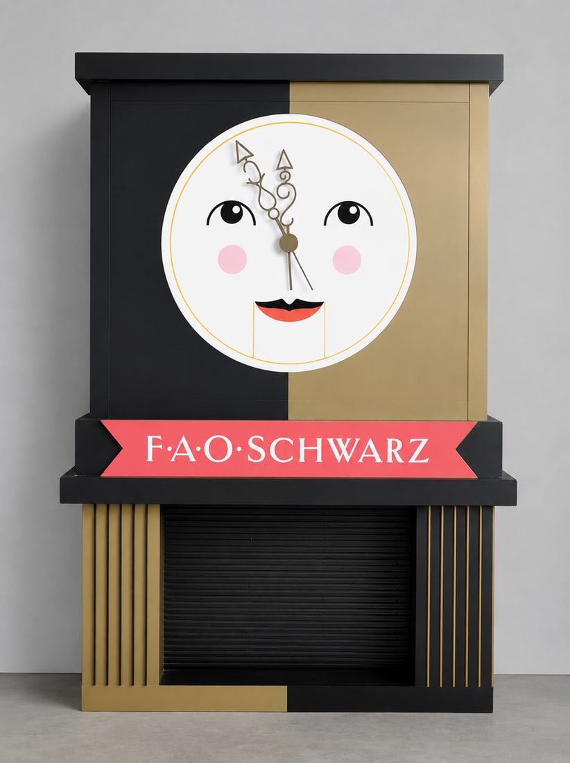 FOA Schwarz Store Face Clock - 3