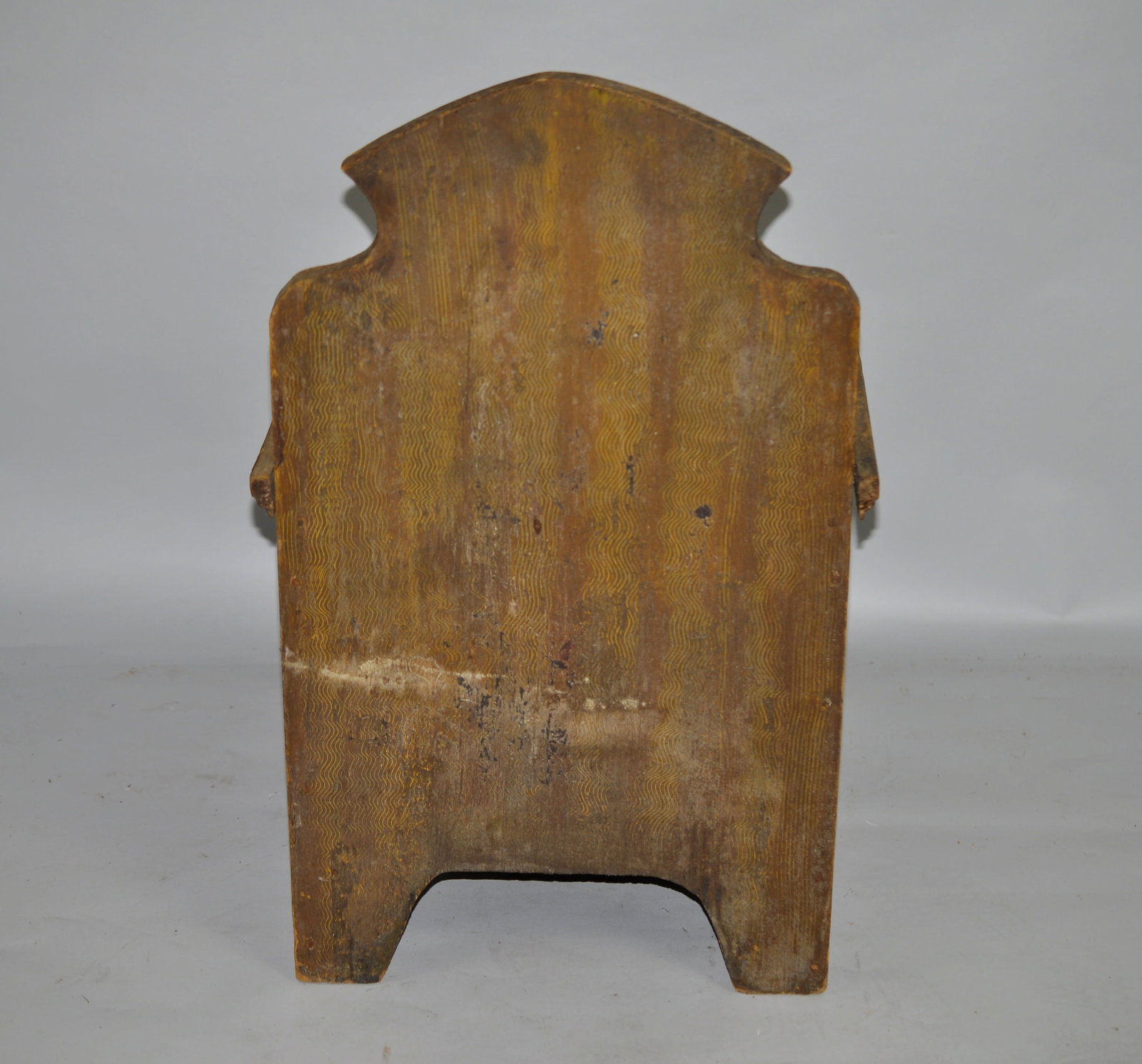 Primitive Wooden Bedside Commode - 10