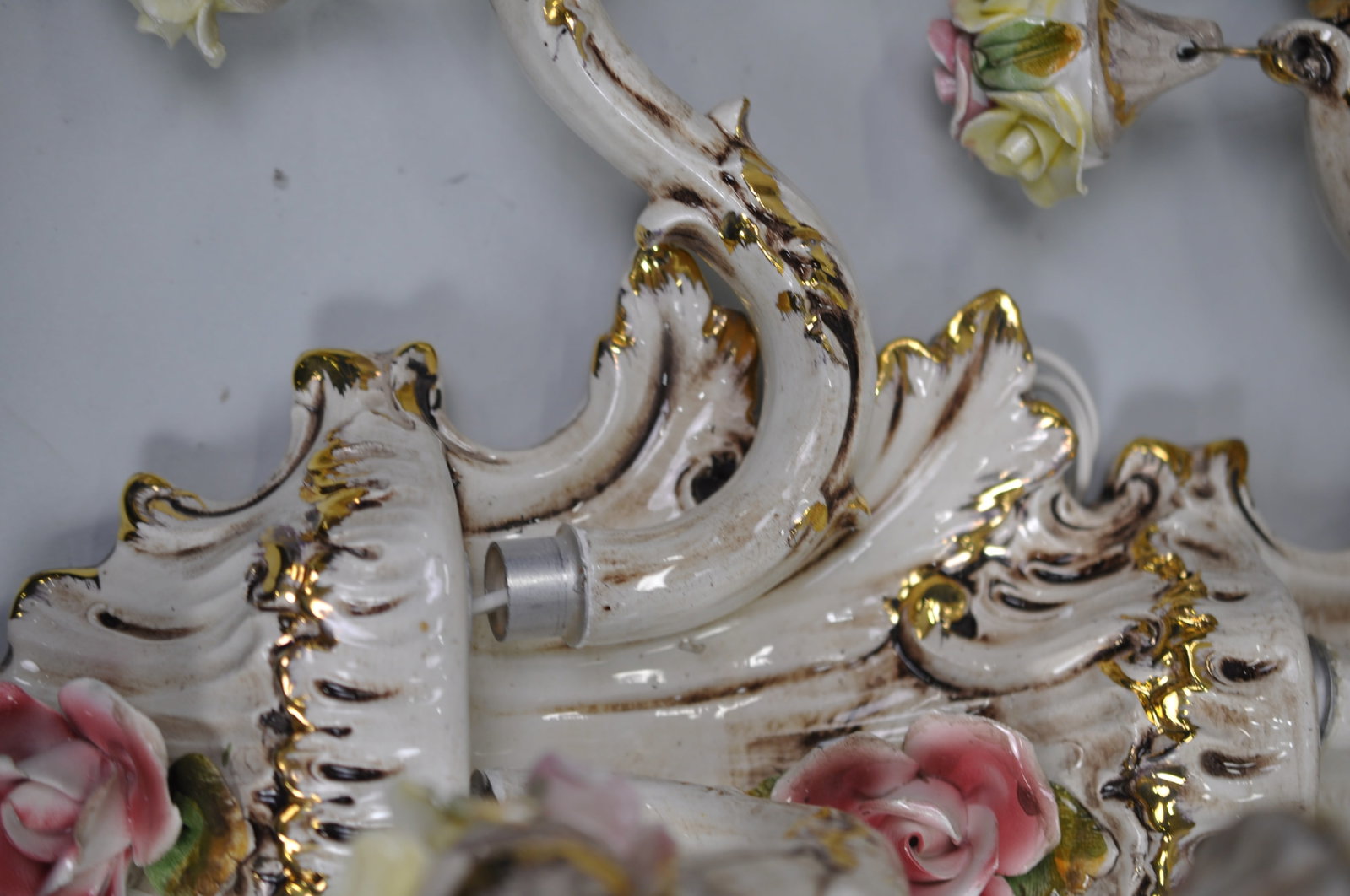 Capodimonte Sconces Five Arm Set - 13