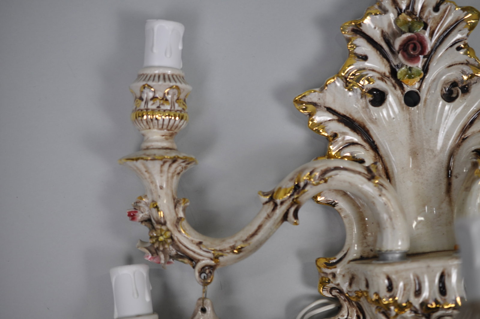 Capodimonte Sconces Five Arm Set - 7