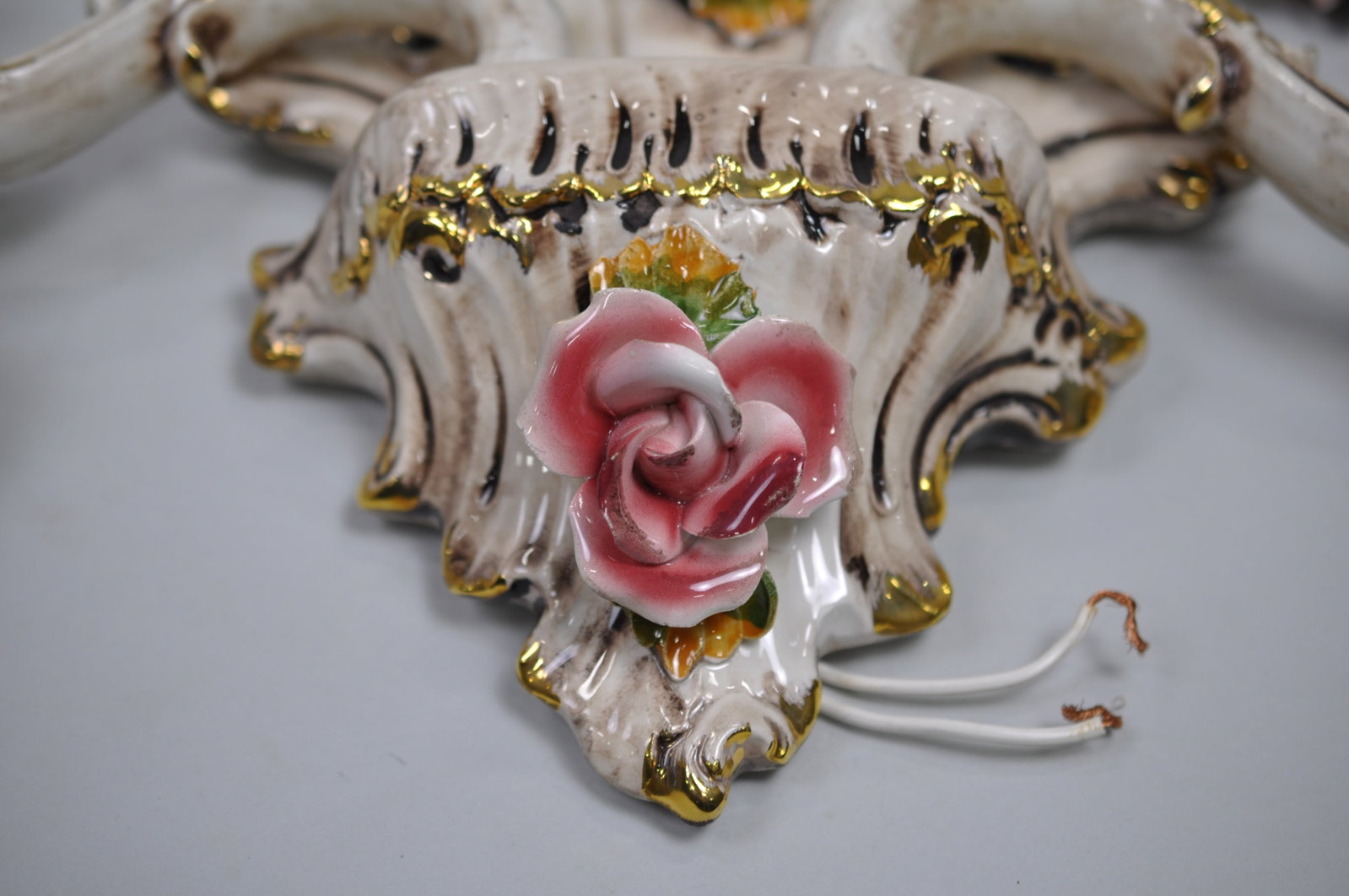 Capodimonte Sconces Three Arm Set - 12