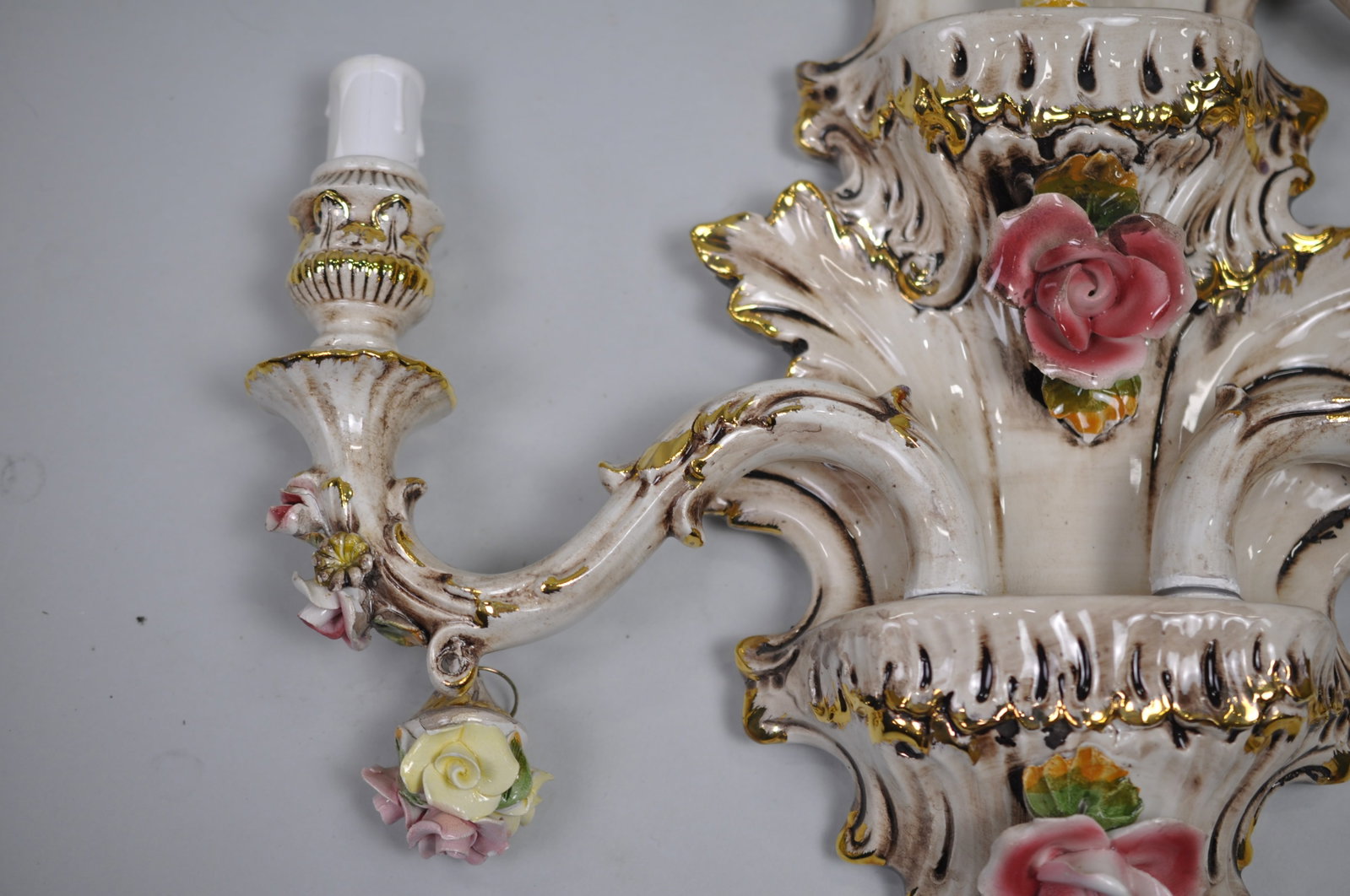 Capodimonte Sconces Three Arm Set - 13