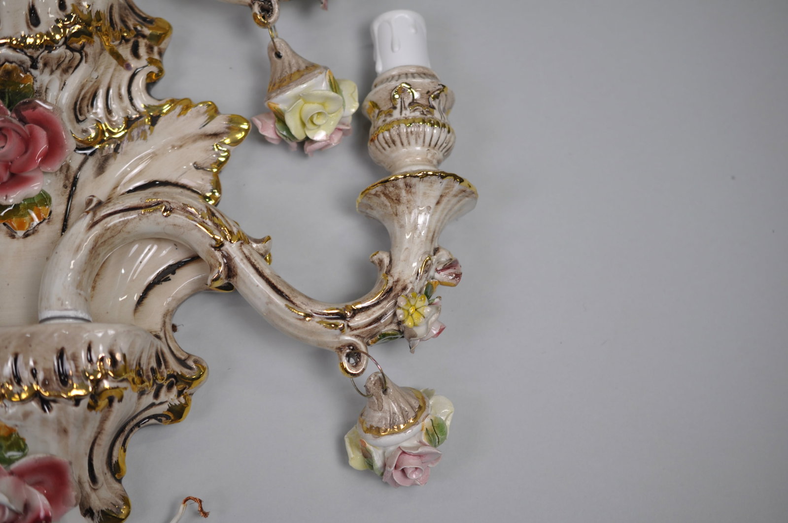 Capodimonte Sconces Three Arm Set - 14