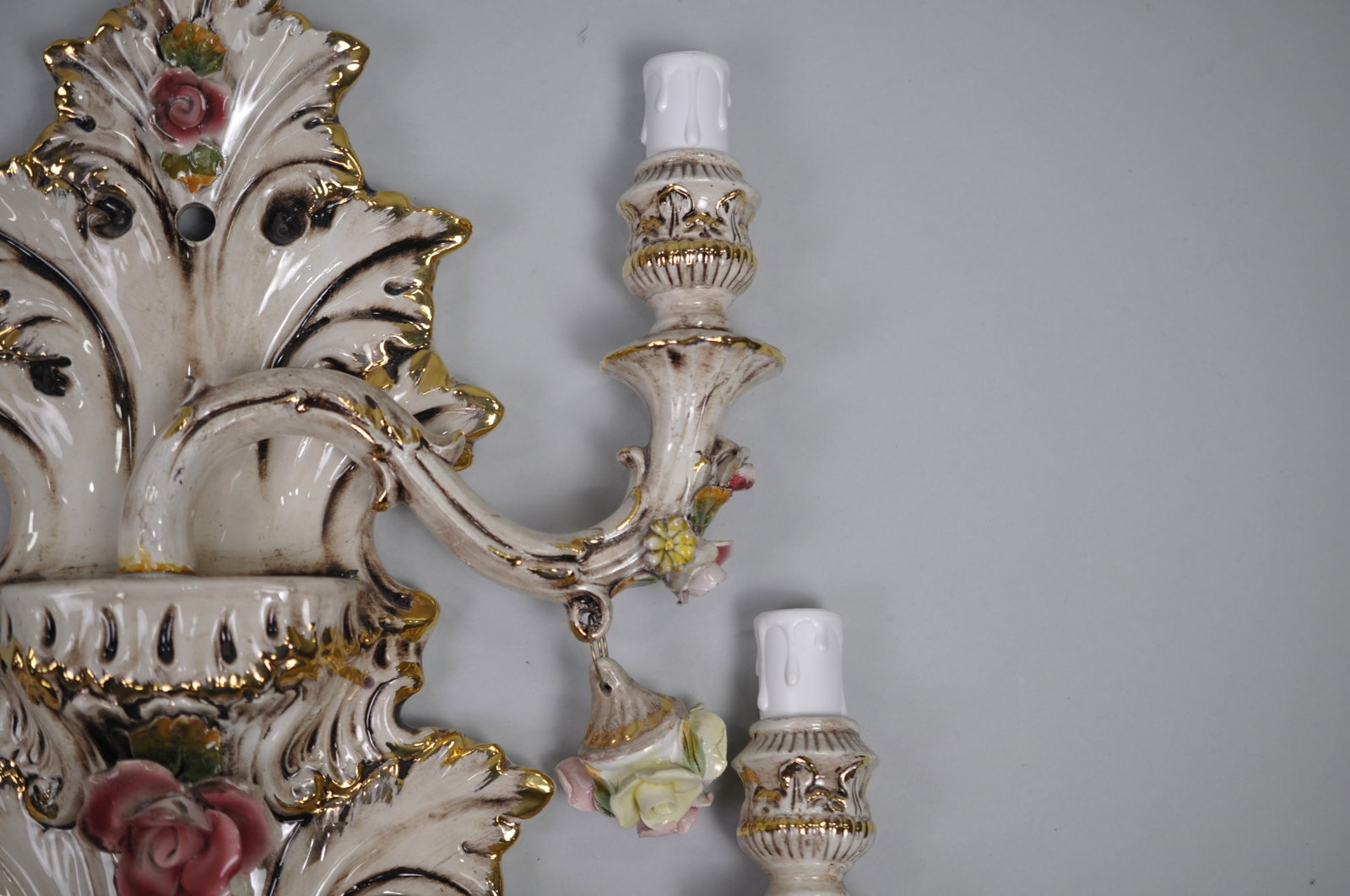 Capodimonte Sconces Three Arm Set - 17