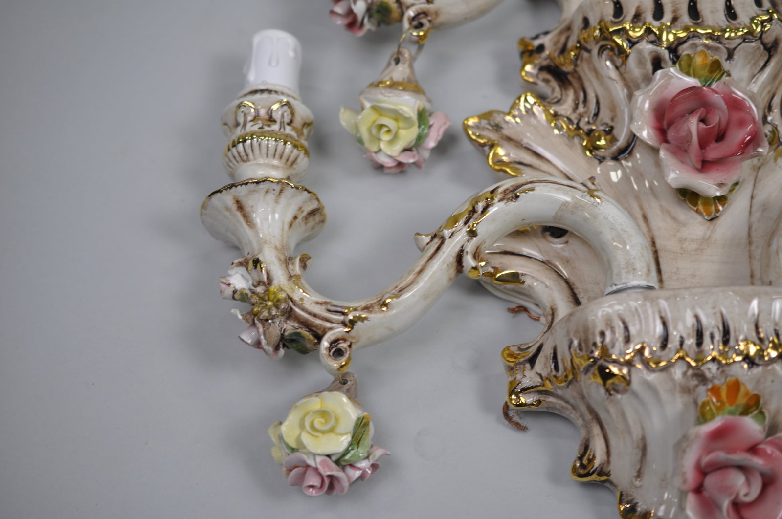Capodimonte Sconces Three Arm Set - 3