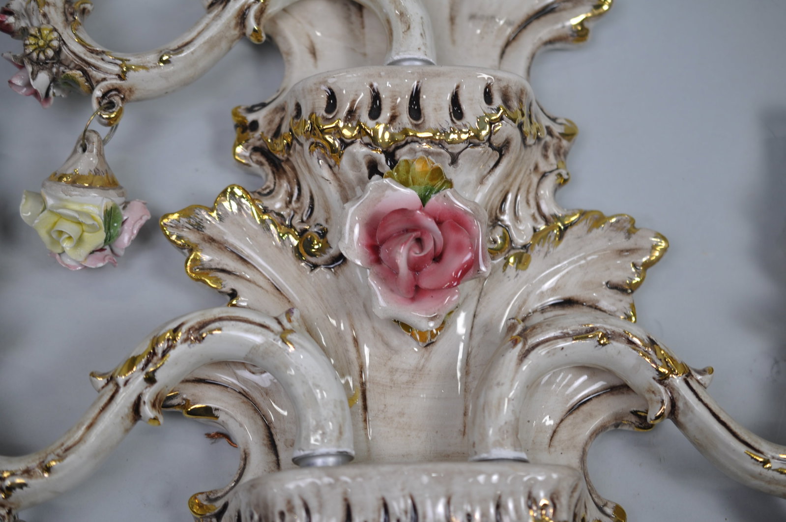Capodimonte Sconces Three Arm Set - 5