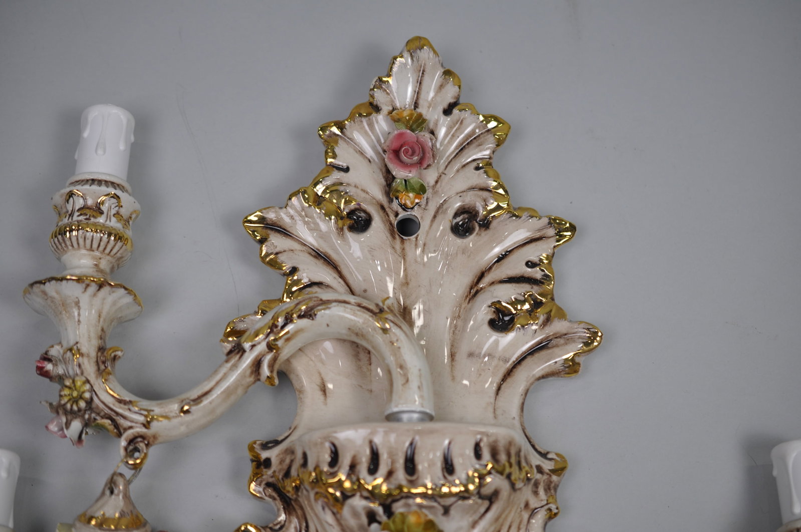 Capodimonte Sconces Three Arm Set - 6
