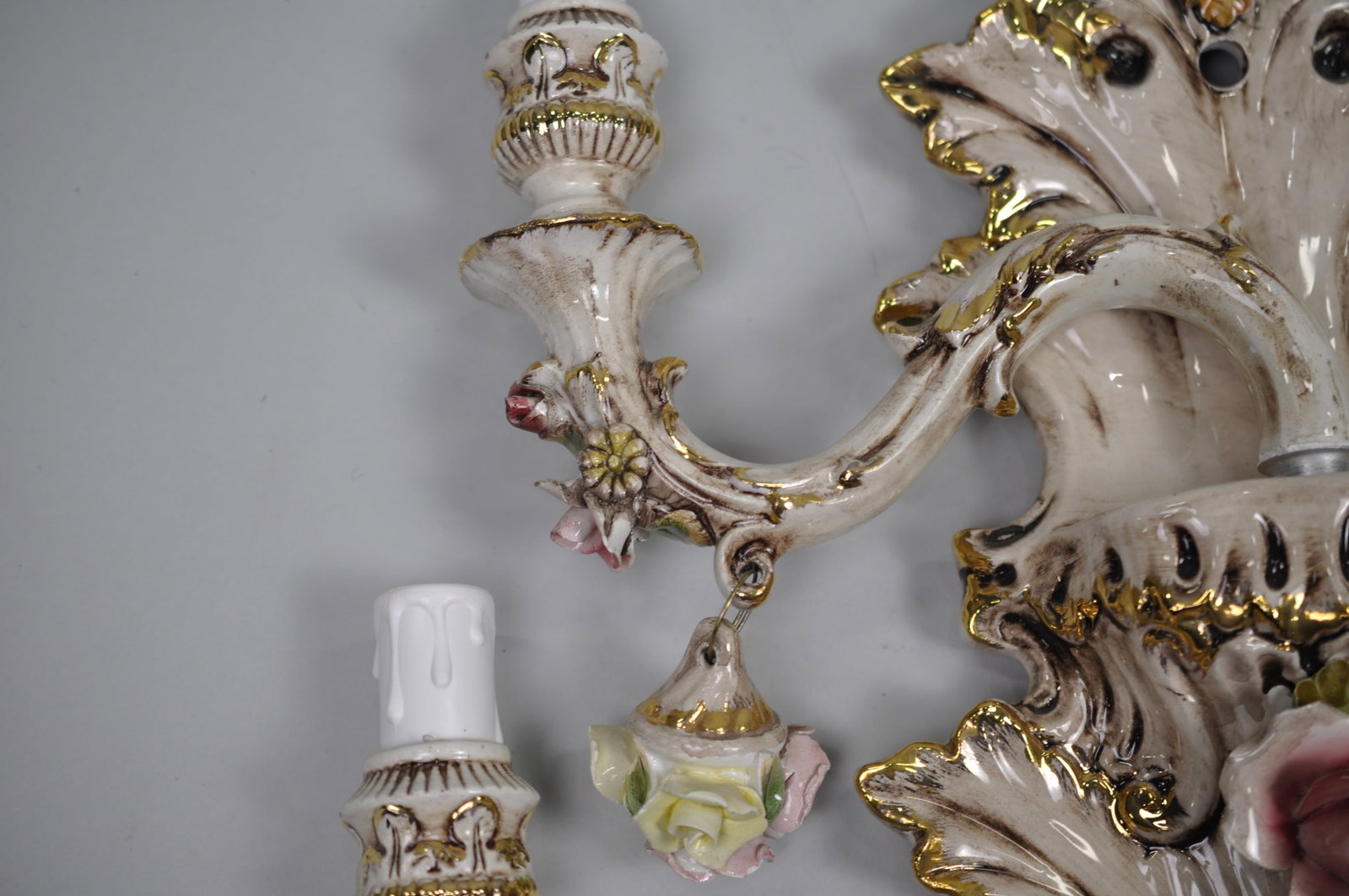 Capodimonte Sconces Three Arm Set - 7