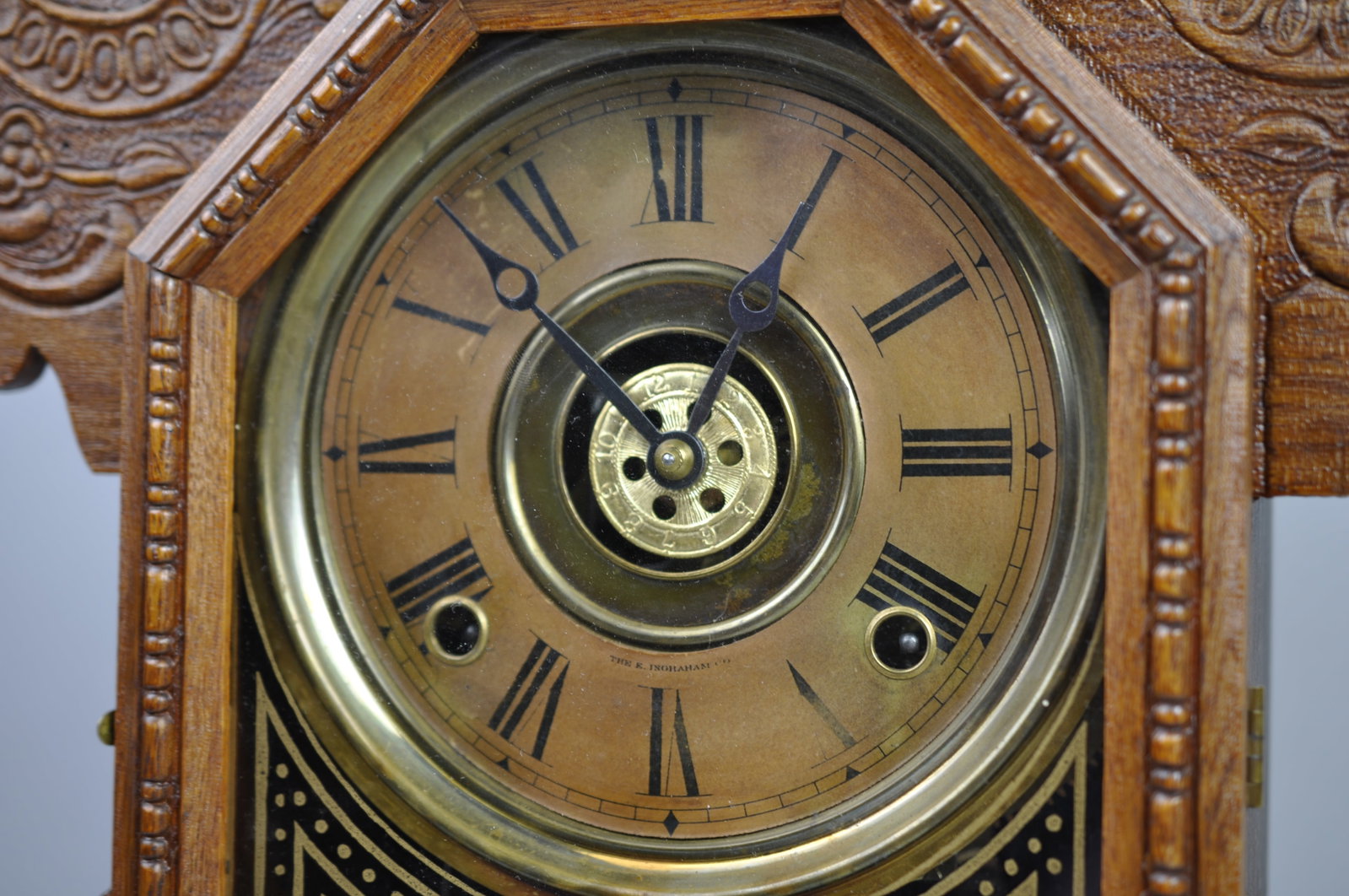 E. Ingraham Gingerbread Clock - 4