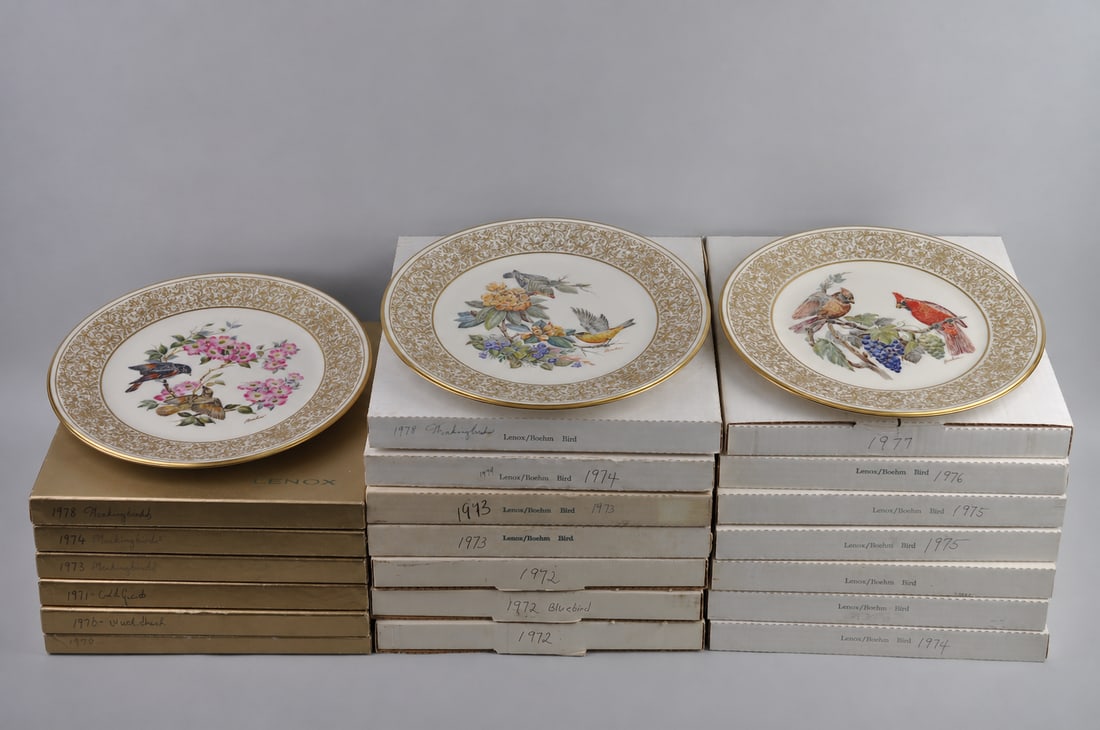 Lenox/Boehm Annual Bird Plates Collection (1 of 20)