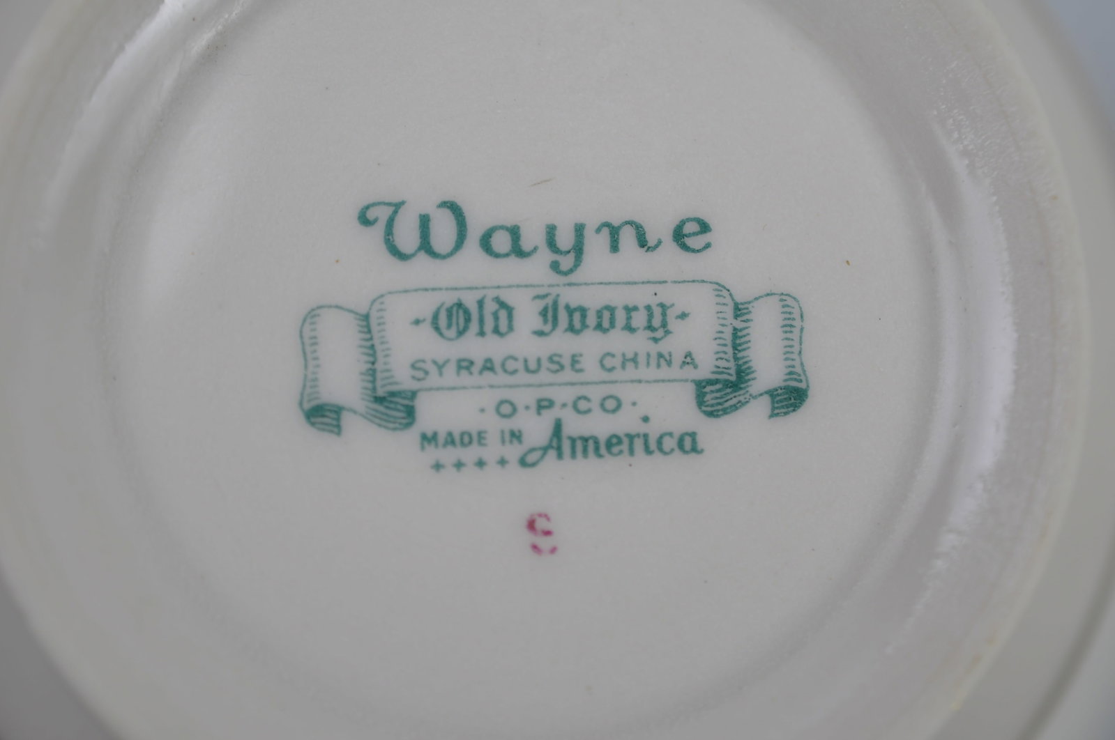 Wayne Syracuse China 19 Teacups & Saucers - 18