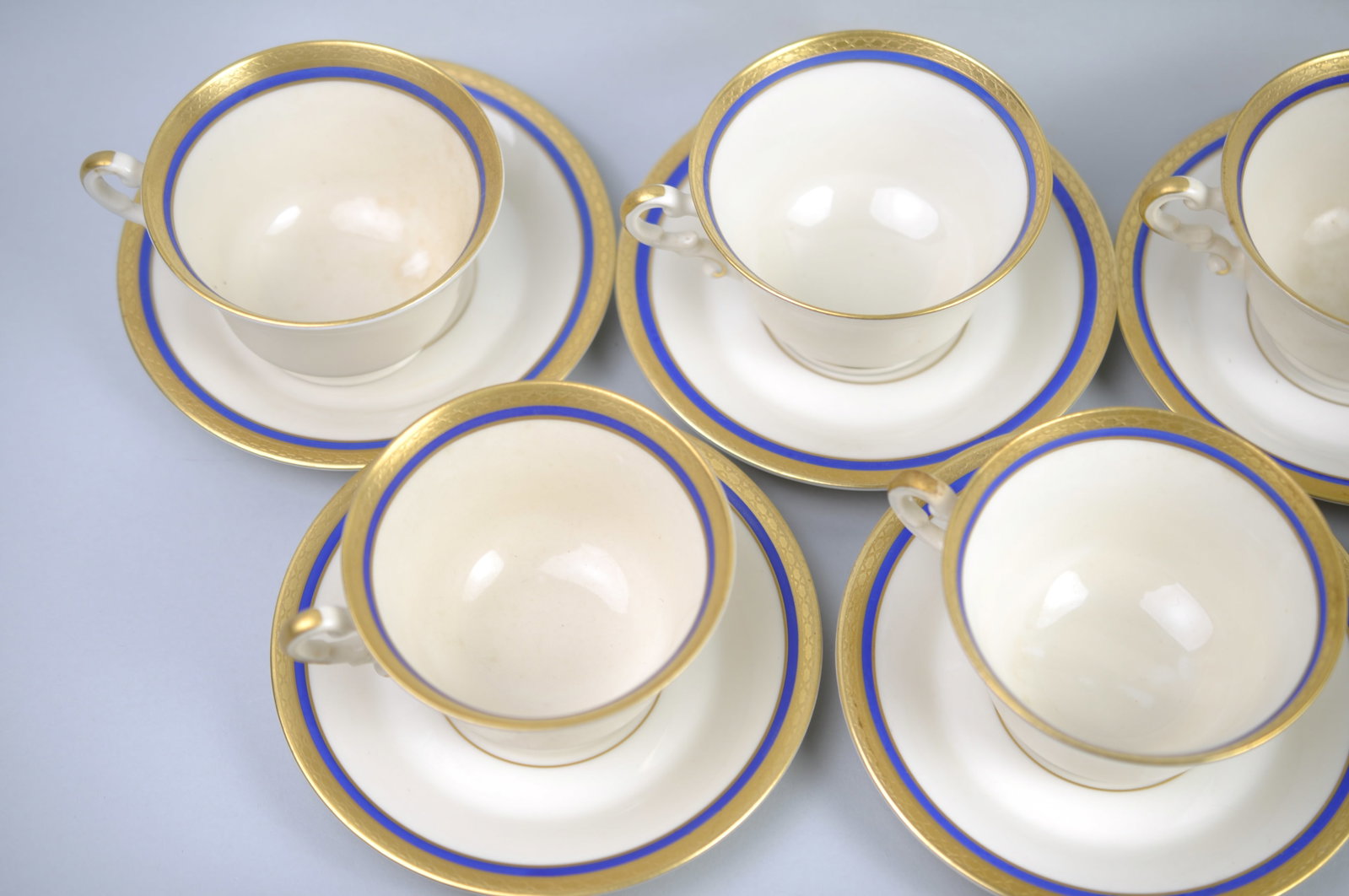 Wayne Syracuse China 19 Teacups & Saucers - 2