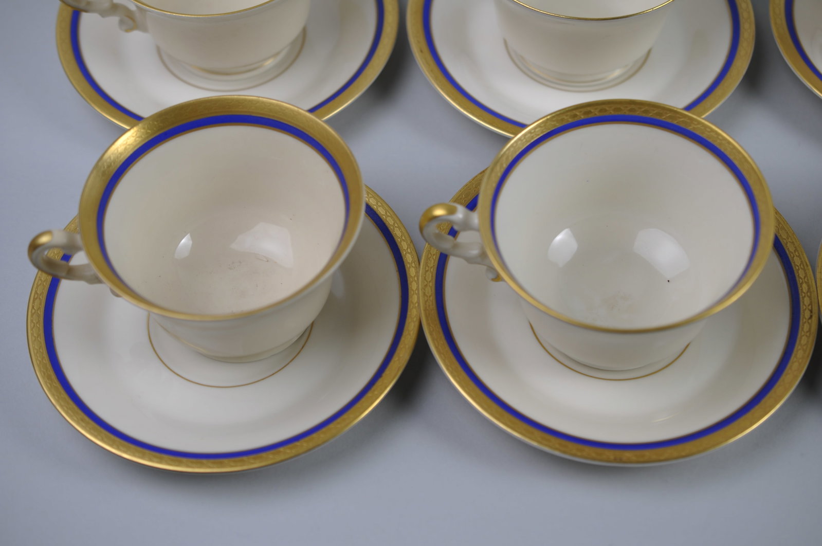 Wayne Syracuse China 19 Teacups & Saucers - 6