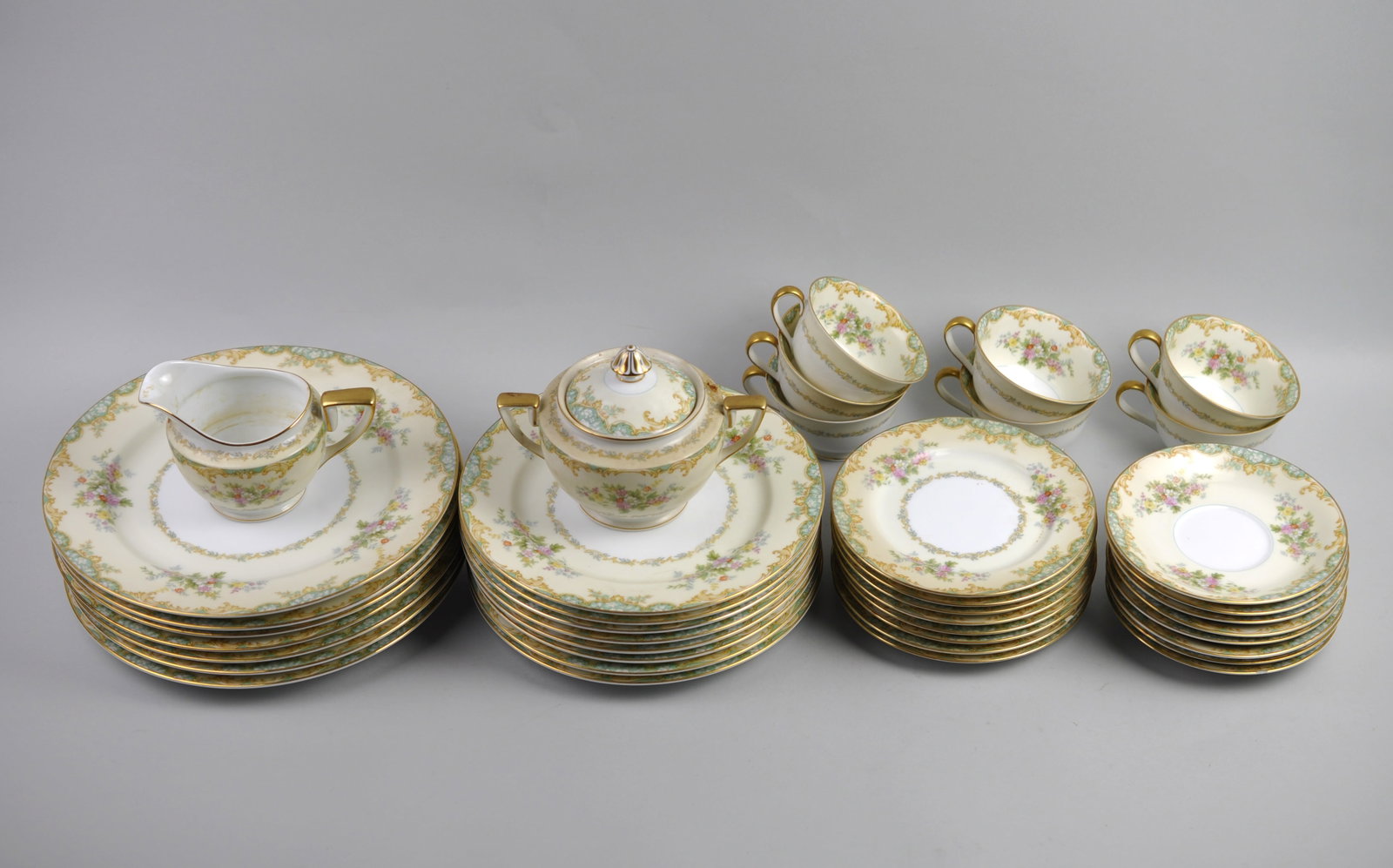 Noritake Jasmine Pattern Dishware China Set (1 of 20)