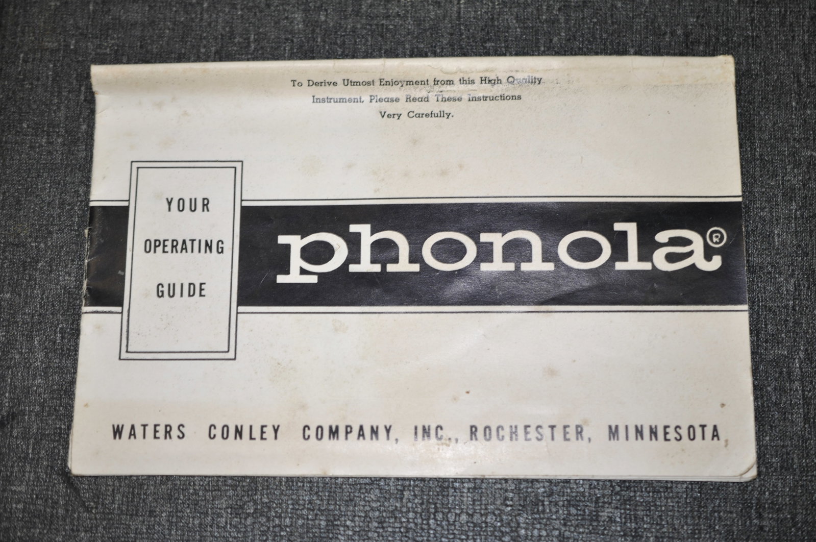 Phonola Portable Record Player - 11