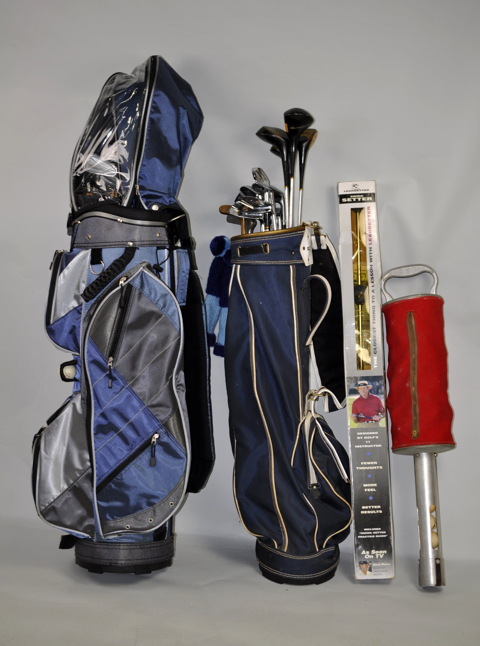 PGA/Oval Golf Clubs and Equipment: Manufacturer: Various Dimensions: Various Condition: Various Additional In