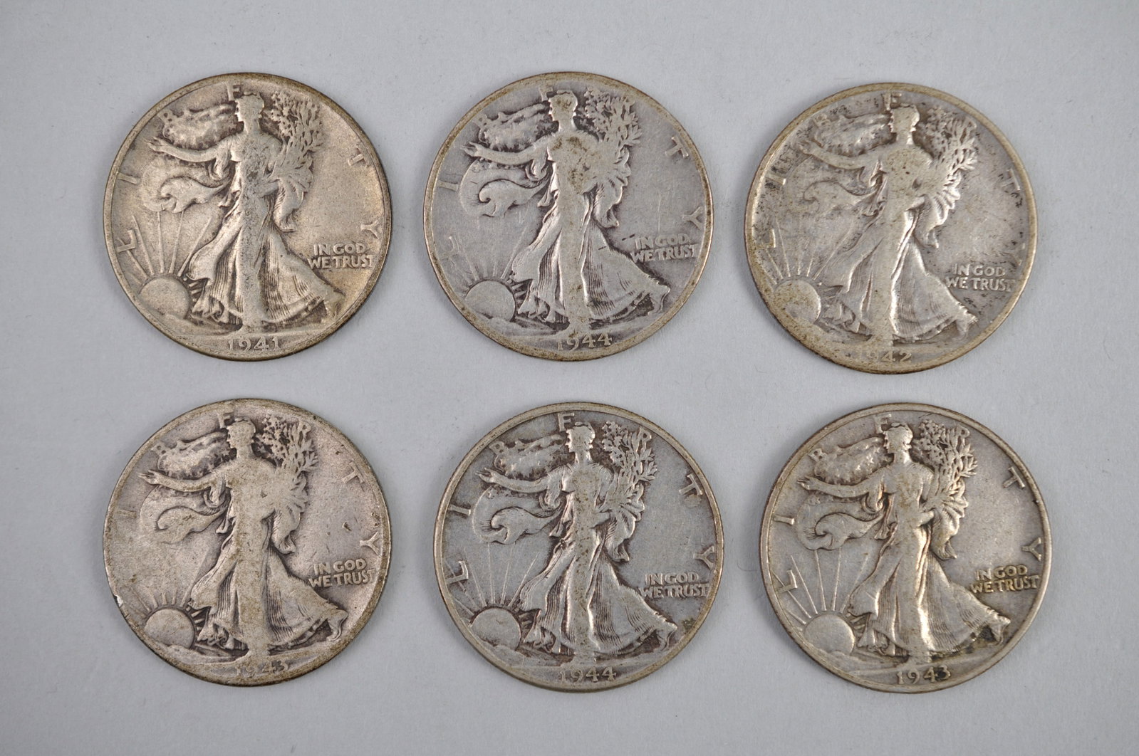 Walking Liberty Silver Half Dollar Coins (1 of 13)