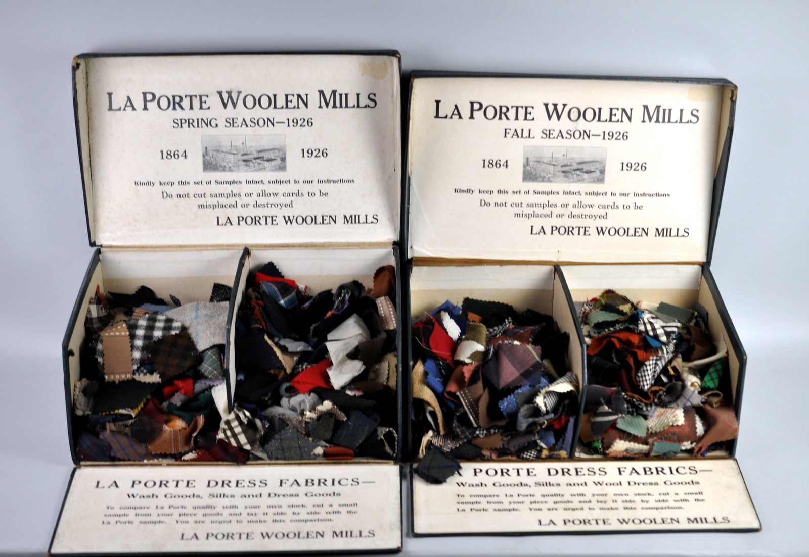 La Porte Woolen Mills Sample Boxes 1926 (1 of 17)