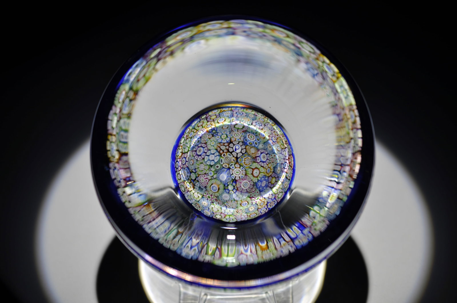 Perthshire Millefiori Paperweight Bowl: Attributed Brand: Perthshire, Crieff Scotland Period: </