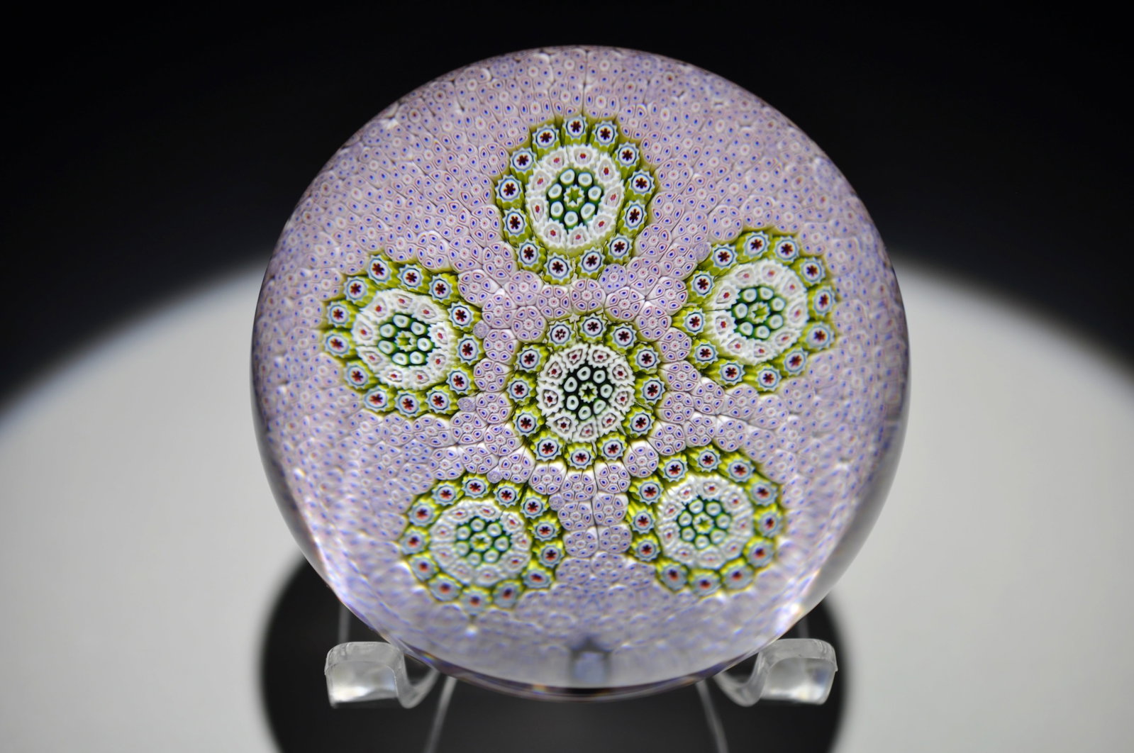 St. Louis 1972 Pastel Millefiori: Attributed Brand: Cristal de France, Saint Louis Period: