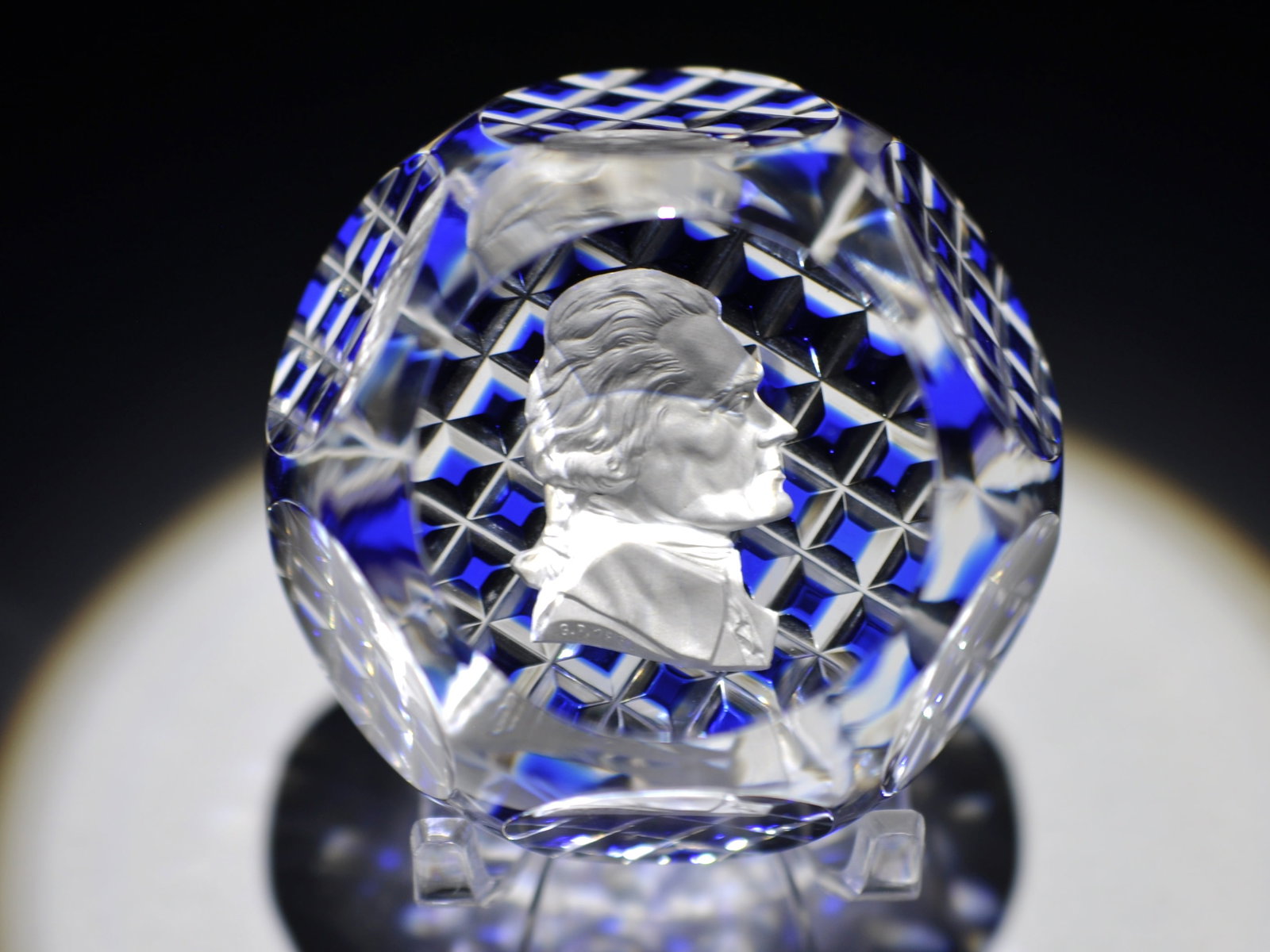 Baccarat 1957 Jefferson Sulphide: Attributed Brand: Baccarat Period: