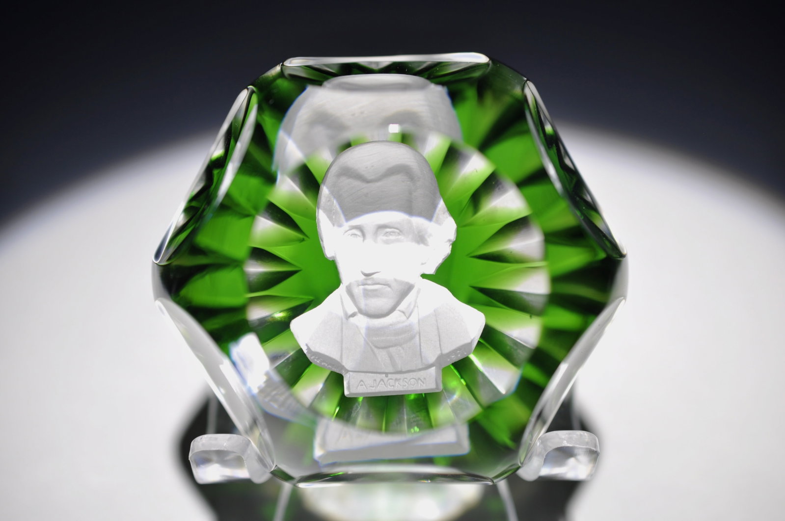 Baccarat Sulphide Portrait Weights (1 of 8)