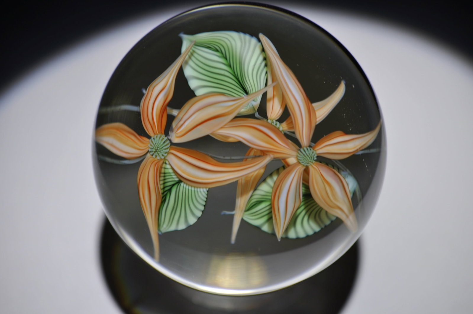 Orient & Flume 1984 Floral Lampwork: Attributed Brand: Orient & Flume Period:
