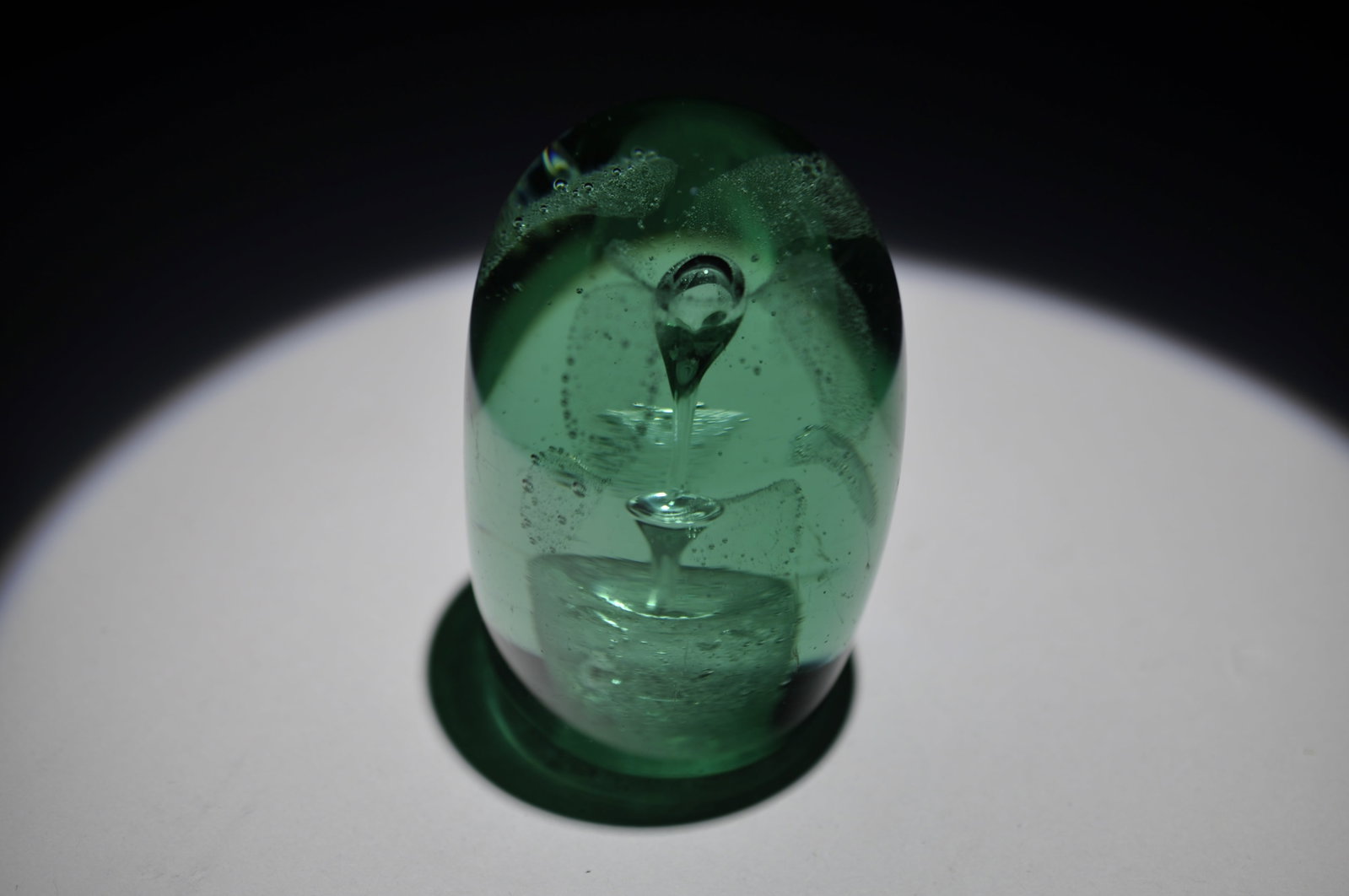 Green Glass Controlled Bubble Dump - 7