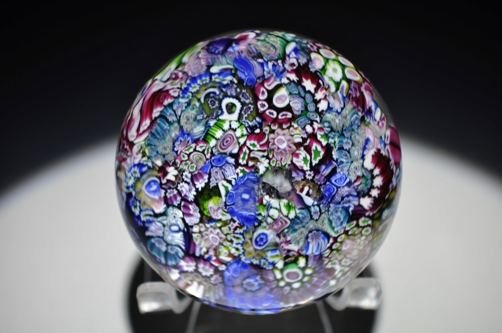 Perthshire 1971 Scrambled Millefiori: Attributed Brand: Perthshire, Crieff Scotland Period: </