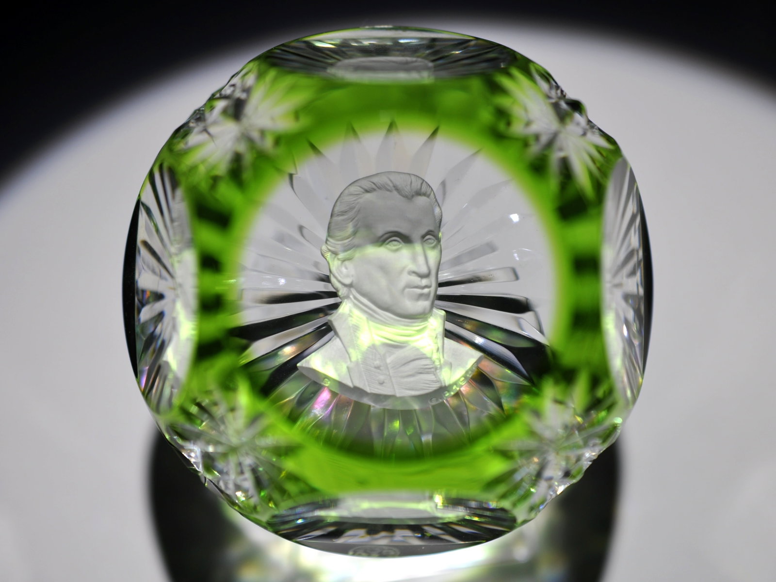 Baccarat 1955 James Monroe Sulphide: Attributed Brand: Baccarat Period: