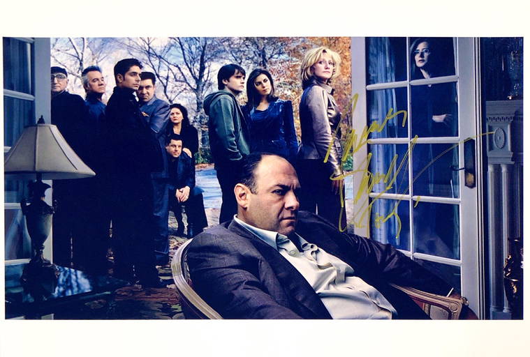 James Gandolfini Autograph Signed Sopranos Photo Oct 18, 2020 KATARZYNA AUCTION in United